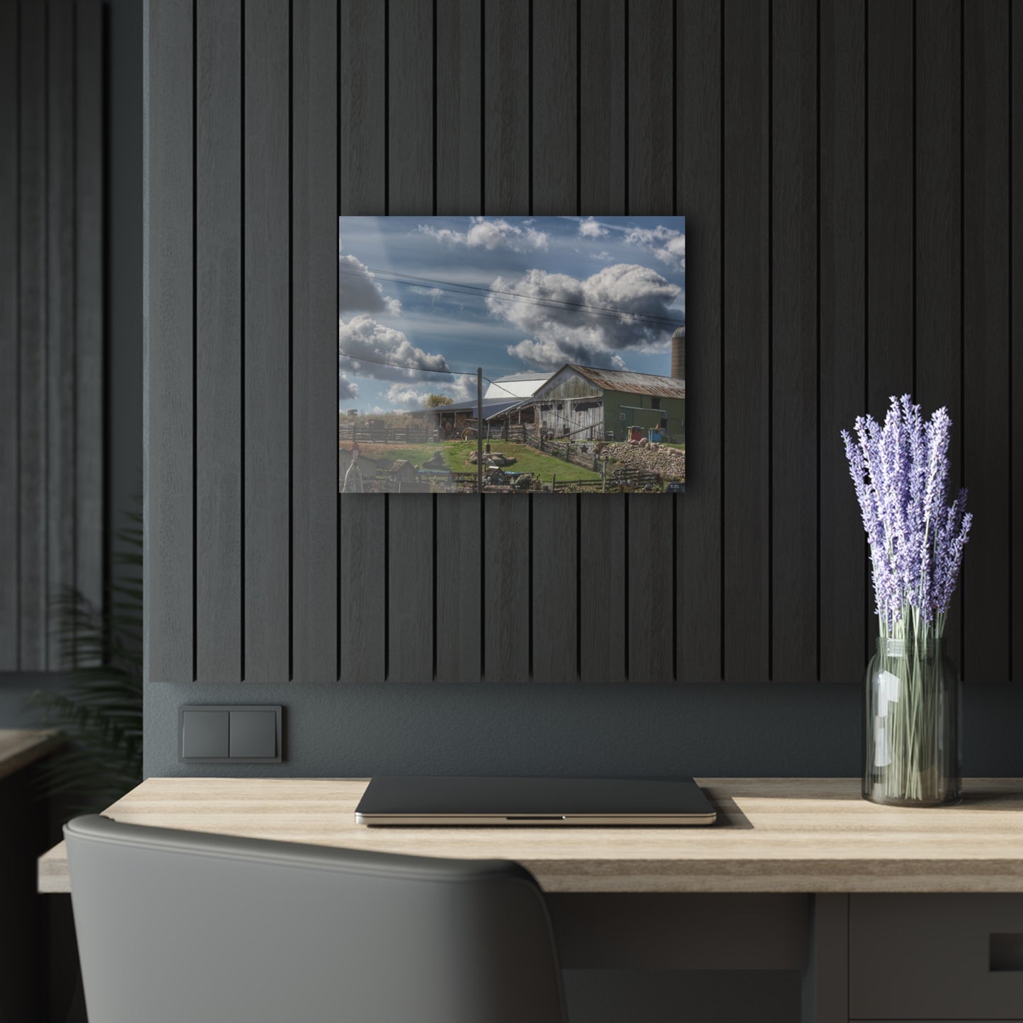 U R There Photography Sutton Road Haybarn Rustic Farmhouse Acrylic Wall Print