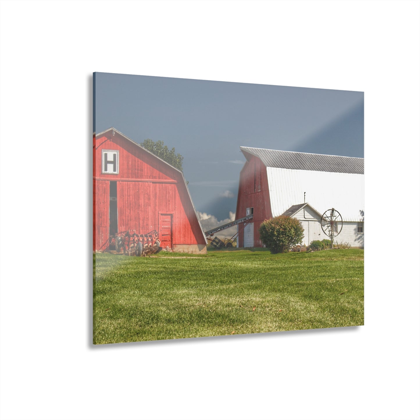 U R There Photography Shay Lake Duo Rustic Farmhouse Acrylic Wall Print