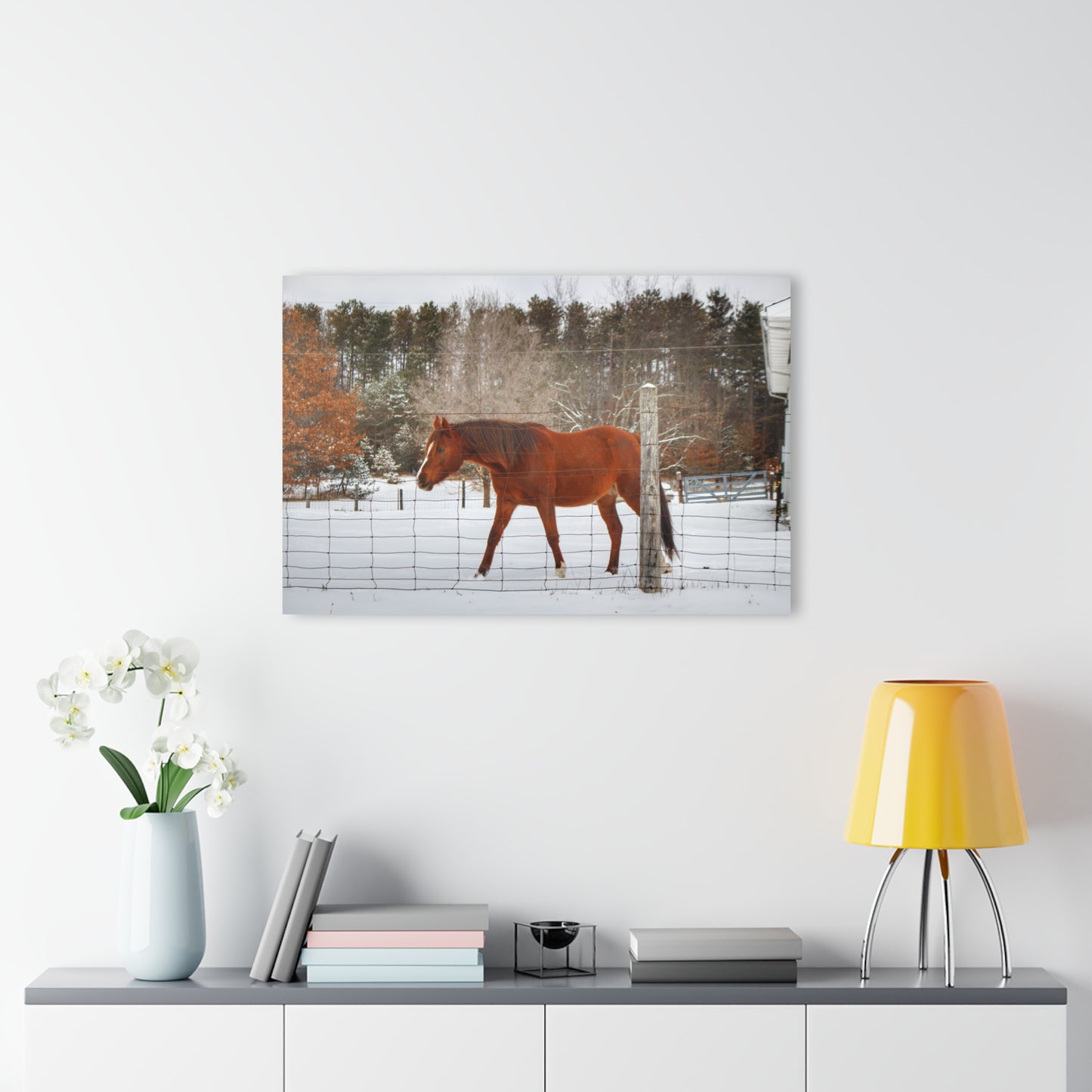 U R There Photography Roadside Chestnut Rustic Farmhouse Acrylic Wall Print