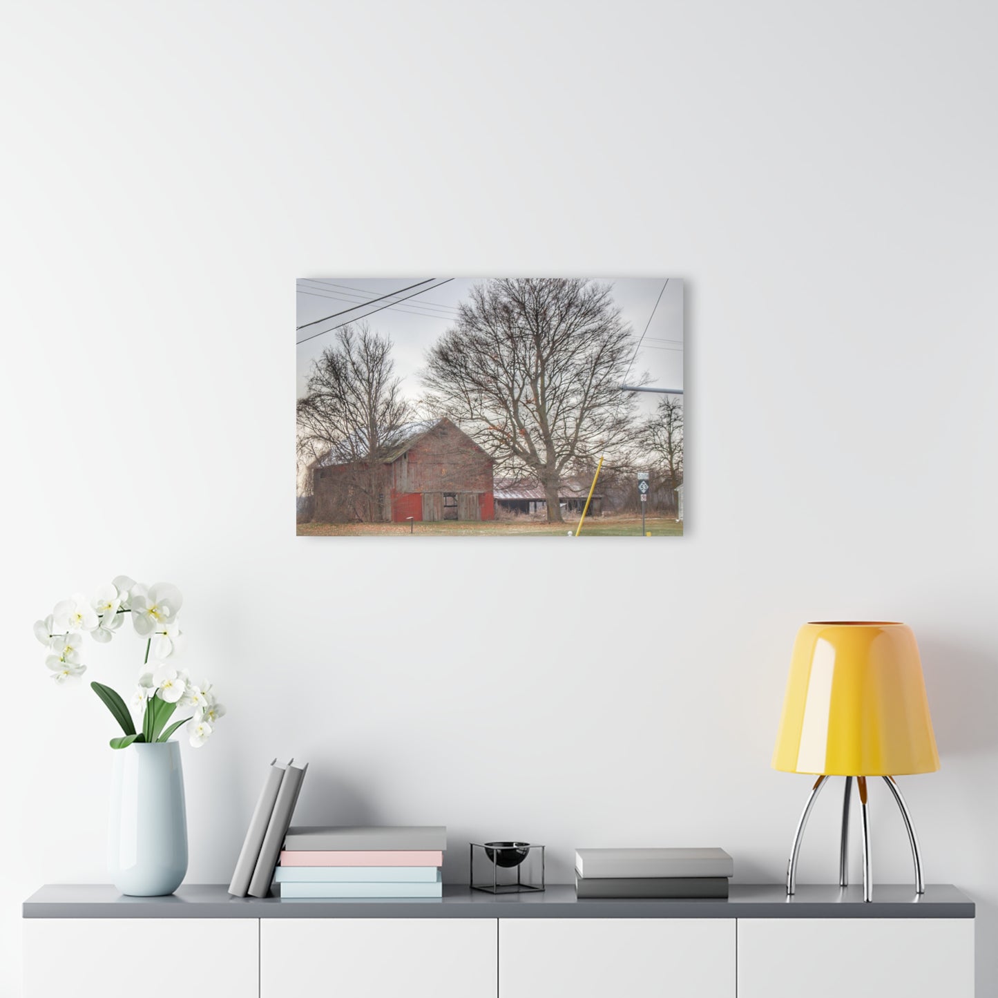 U R There Photography Almont Van Dyke Red III Rustic Farmhouse Acrylic Wall Print