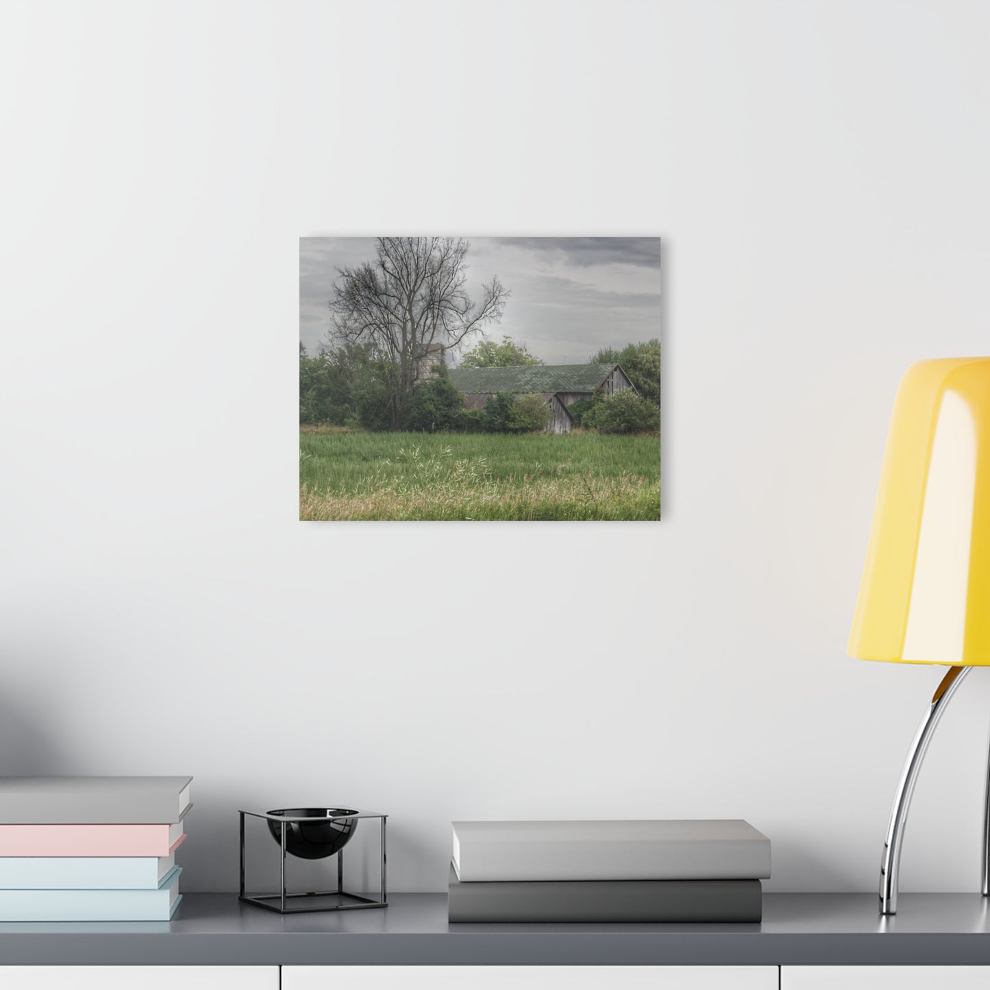 U R There Photography Wilder Road Grey III Rustic Farmhouse Acrylic Wall Print