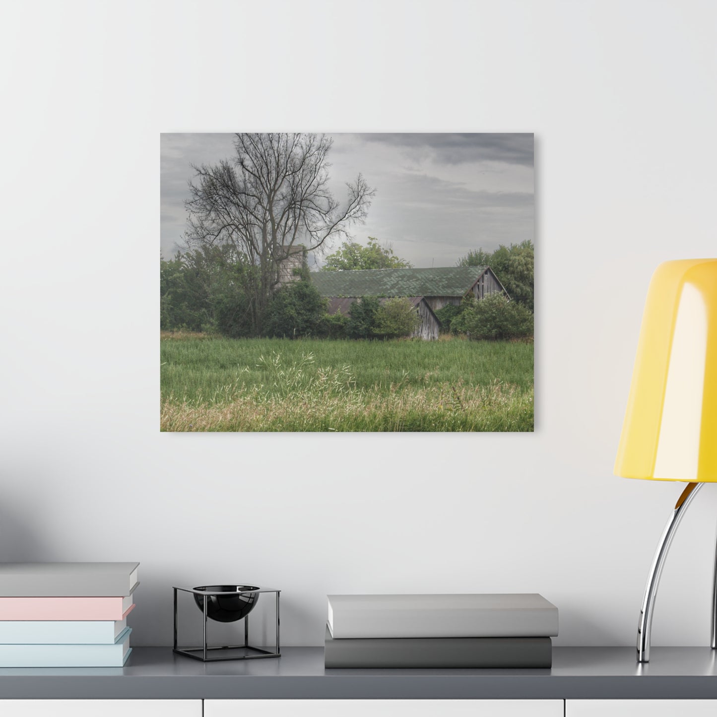 U R There Photography Wilder Road Grey III Rustic Farmhouse Acrylic Wall Print