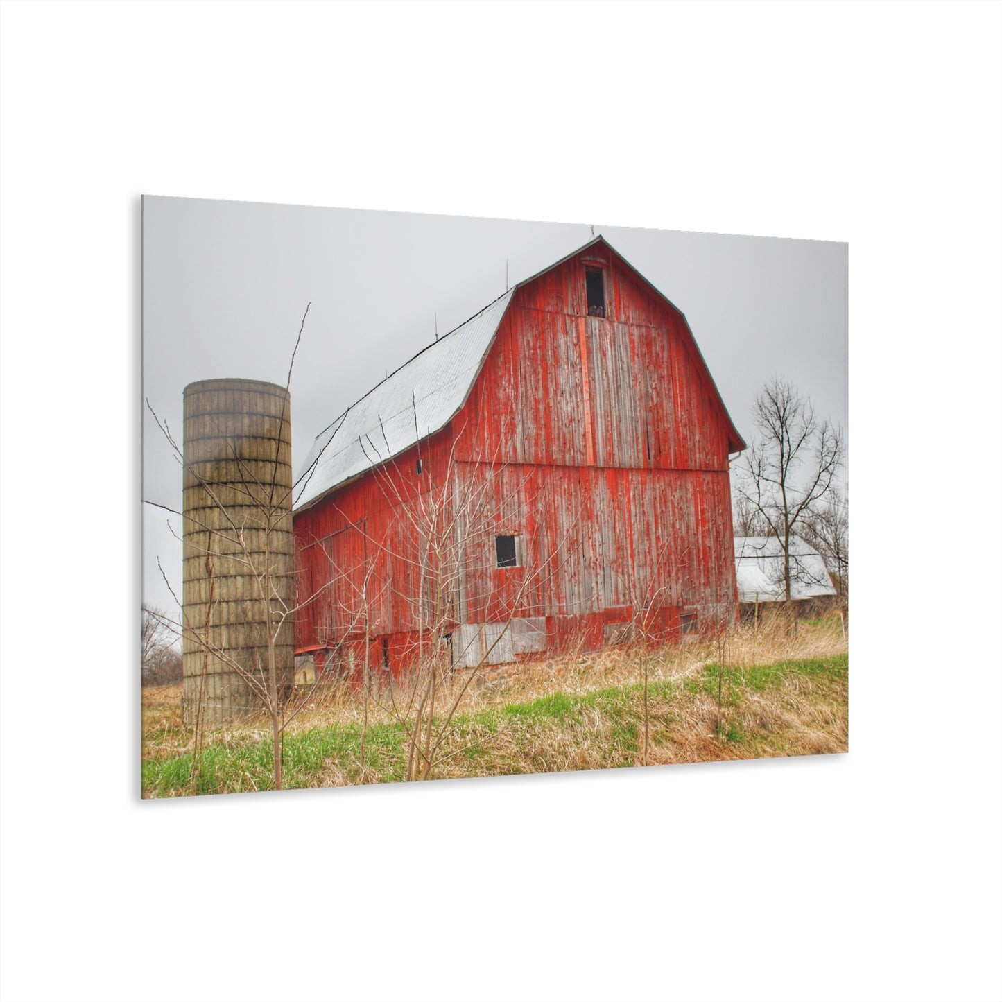 U R There Photography Columbiaville Red 2020 Rustic Farmhouse Acrylic Wall Print