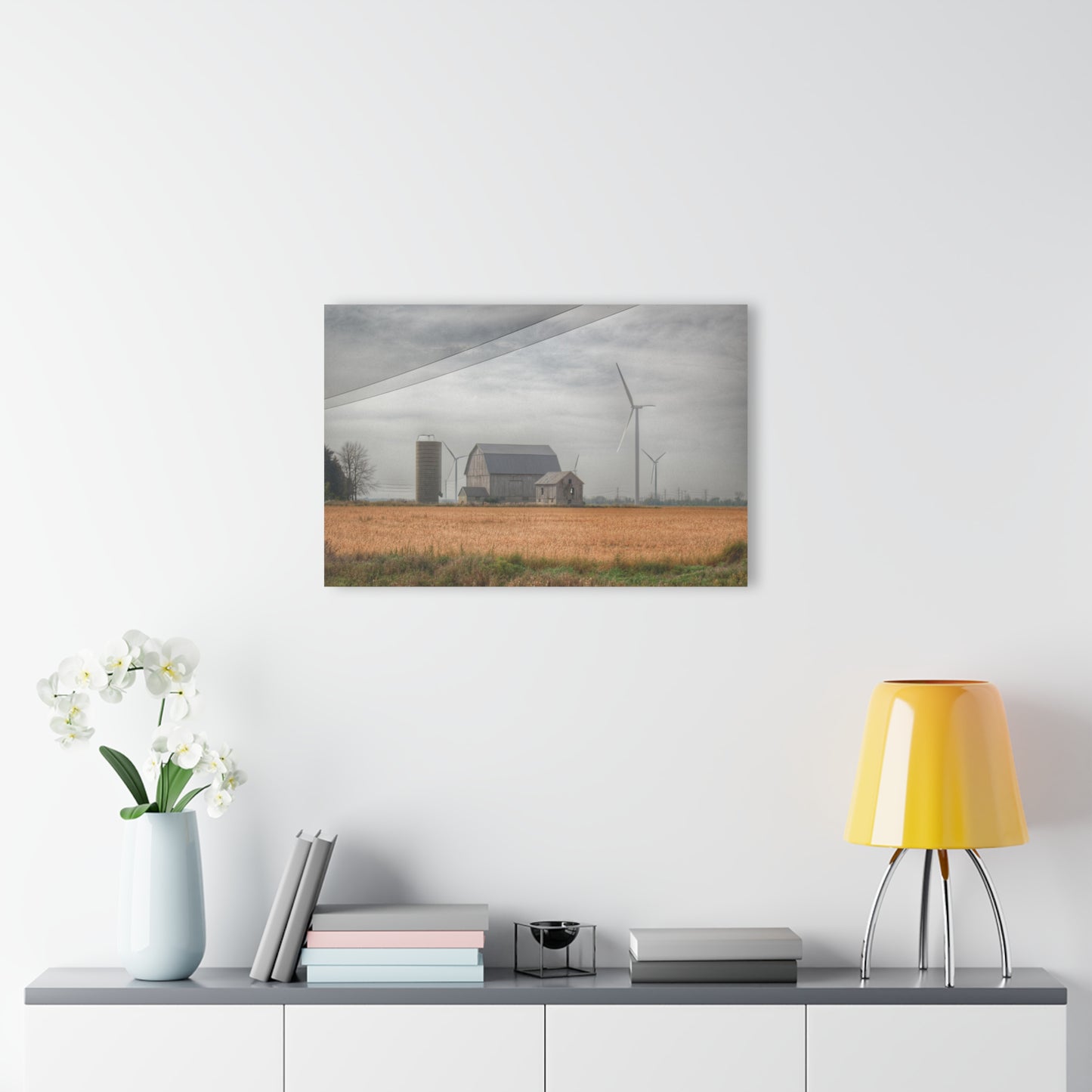 U R There Photography Pinabog Greys Rustic Farmhouse Acrylic Wall Print 14 "x 11"
