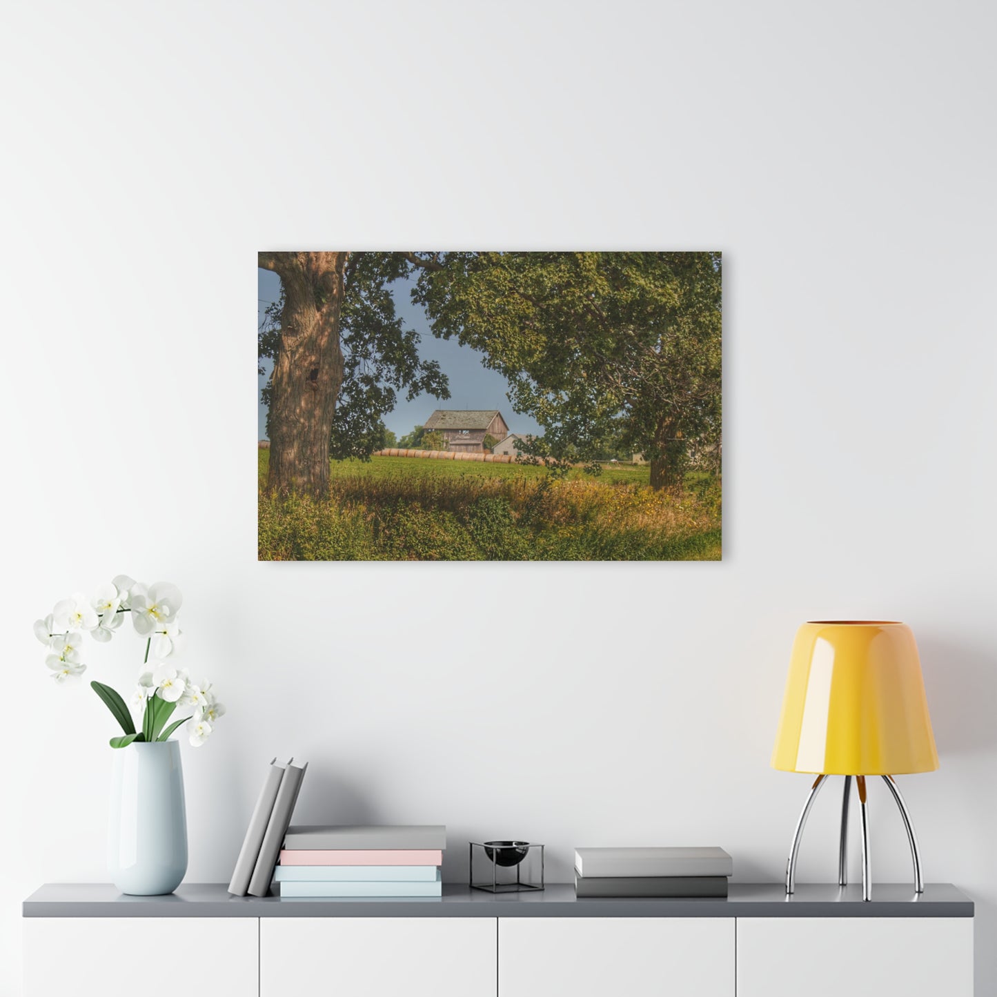 U R There Photography Treasurer Road Haybarn Rustic Farmhouse Acrylic Wall Print
