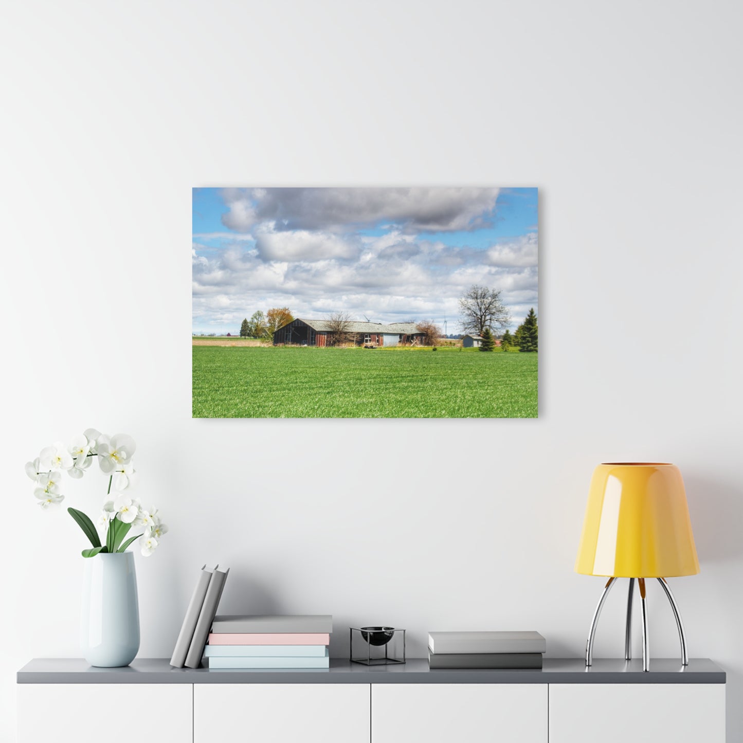 U R There Photography Rescue Road Rusted Shack Rustic Farmhouse Acrylic Wall Print