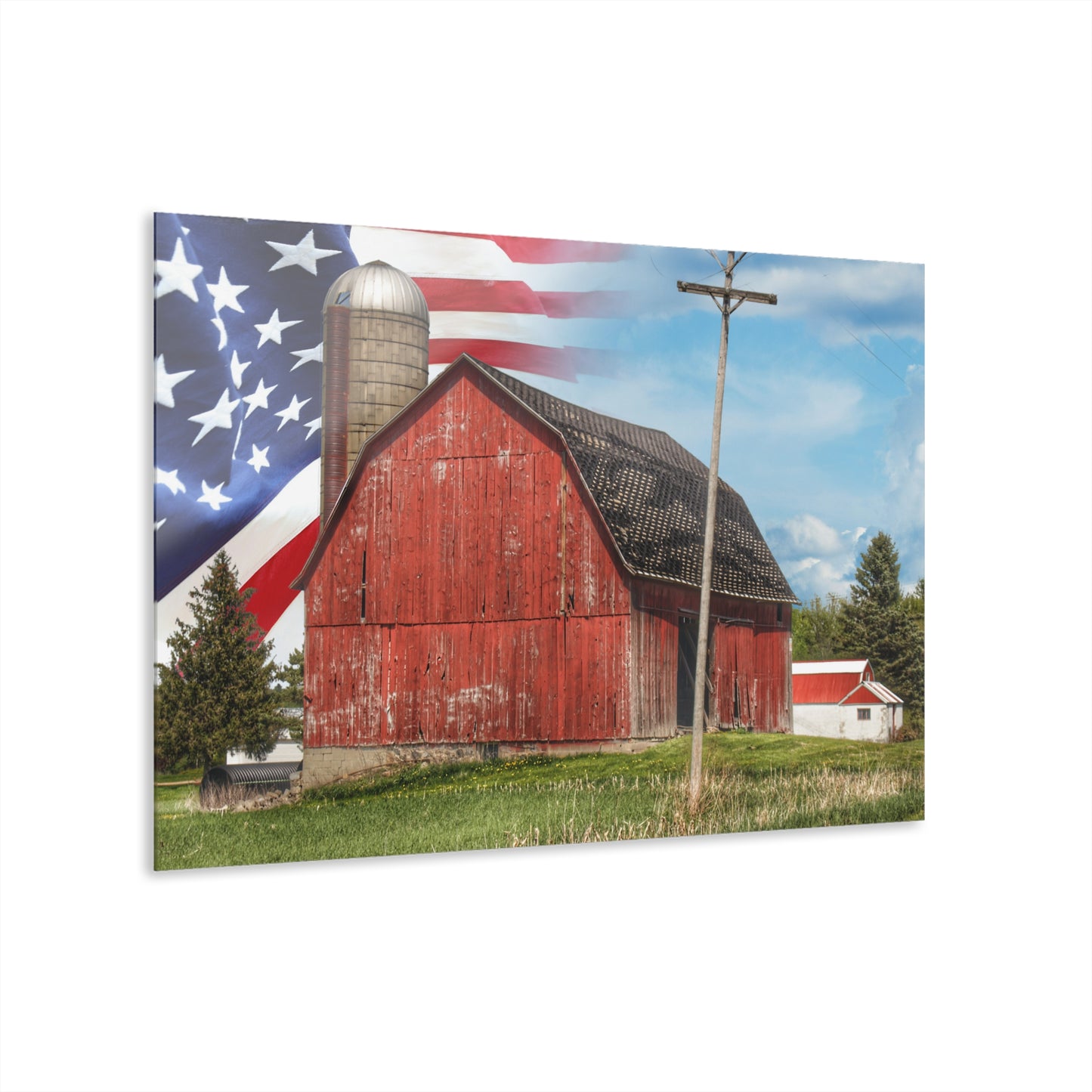 U R There Photography An American Farm I Rustic Farmhouse Acrylic Wall Print