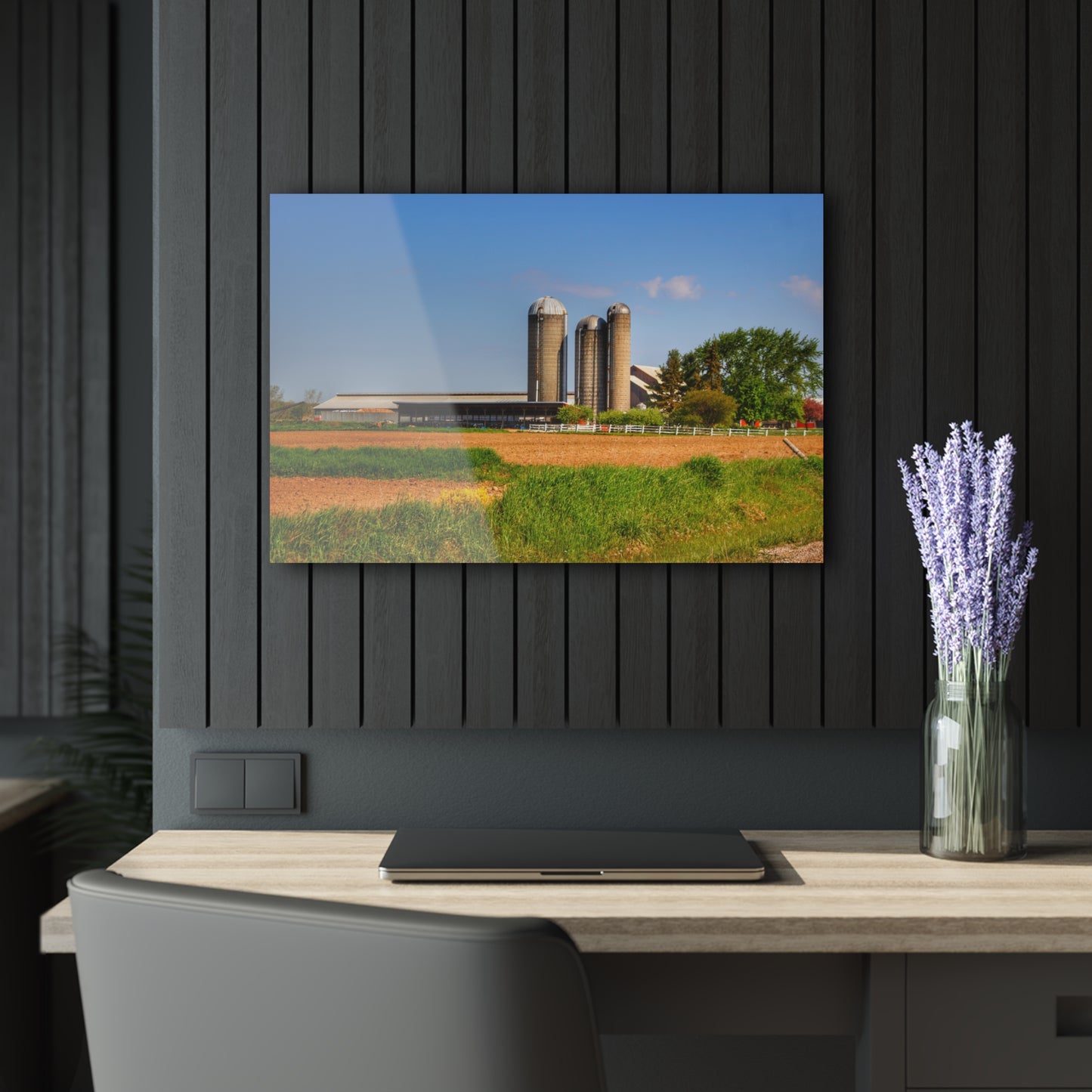 U R There Photography Leslie Road Hidden Rustic Farmhouse Acrylic Wall Print