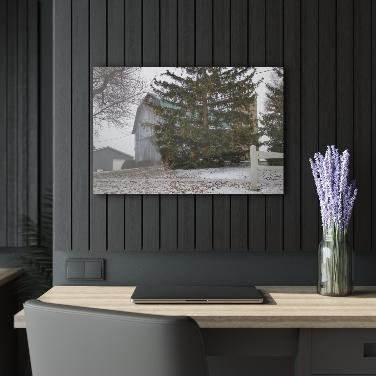 U R There Photography Hollow Corners Hidden Rustic Farmhouse Acrylic Wall Print