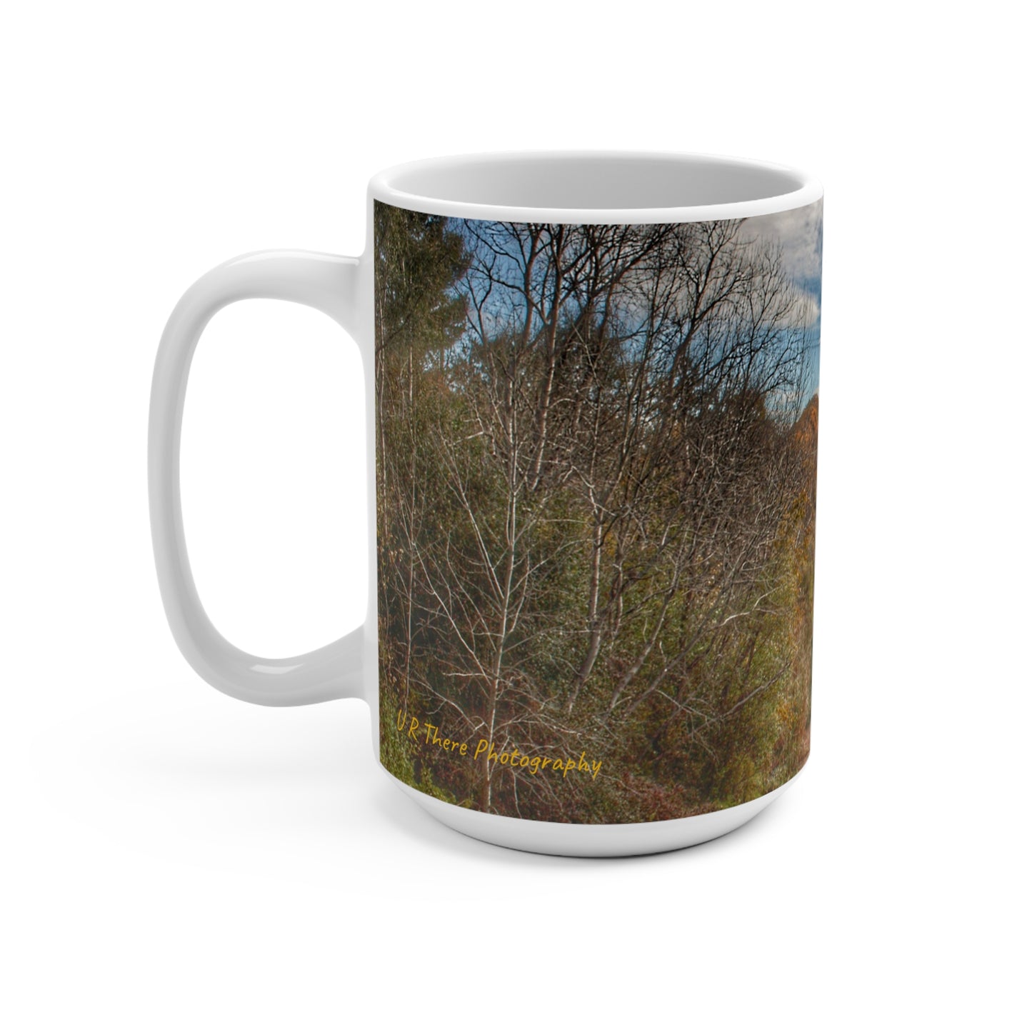 Rustic Farmhouse Coffee Mug Featuring Above the Tracks in Vassar