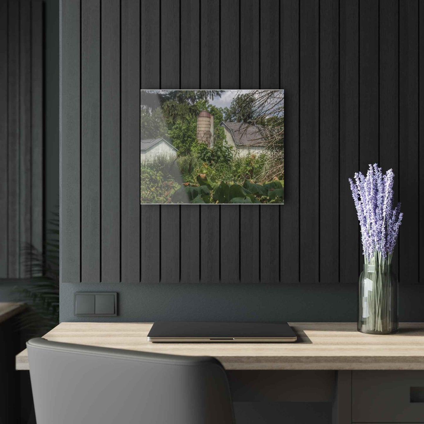 U R There Photography Clark Road Hidden Rustic Farmhouse Acrylic Wall Print