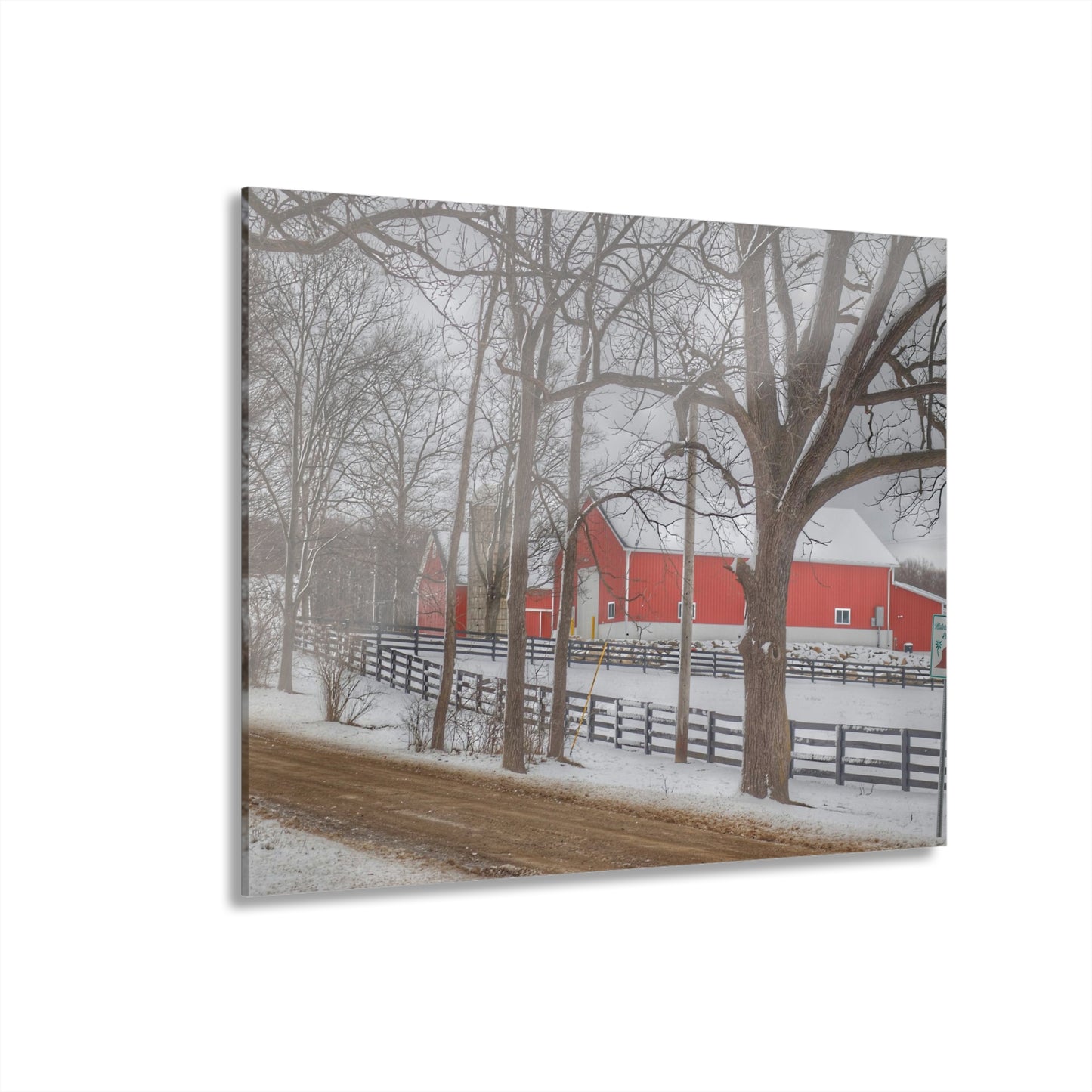 U R There Photography Barns of Barber Road I Rustic Farmhouse Acrylic Wall Print