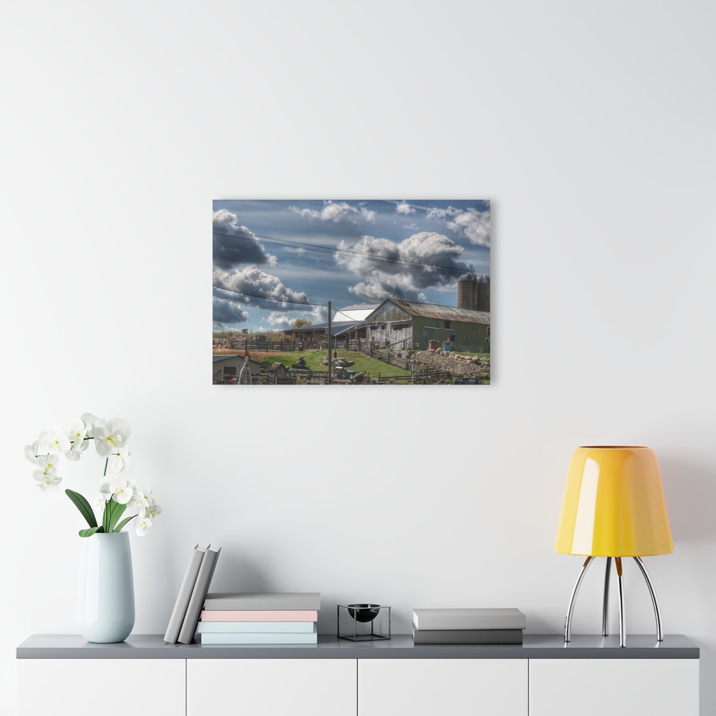 U R There Photography Sutton Road Haybarn Rustic Farmhouse Acrylic Wall Print
