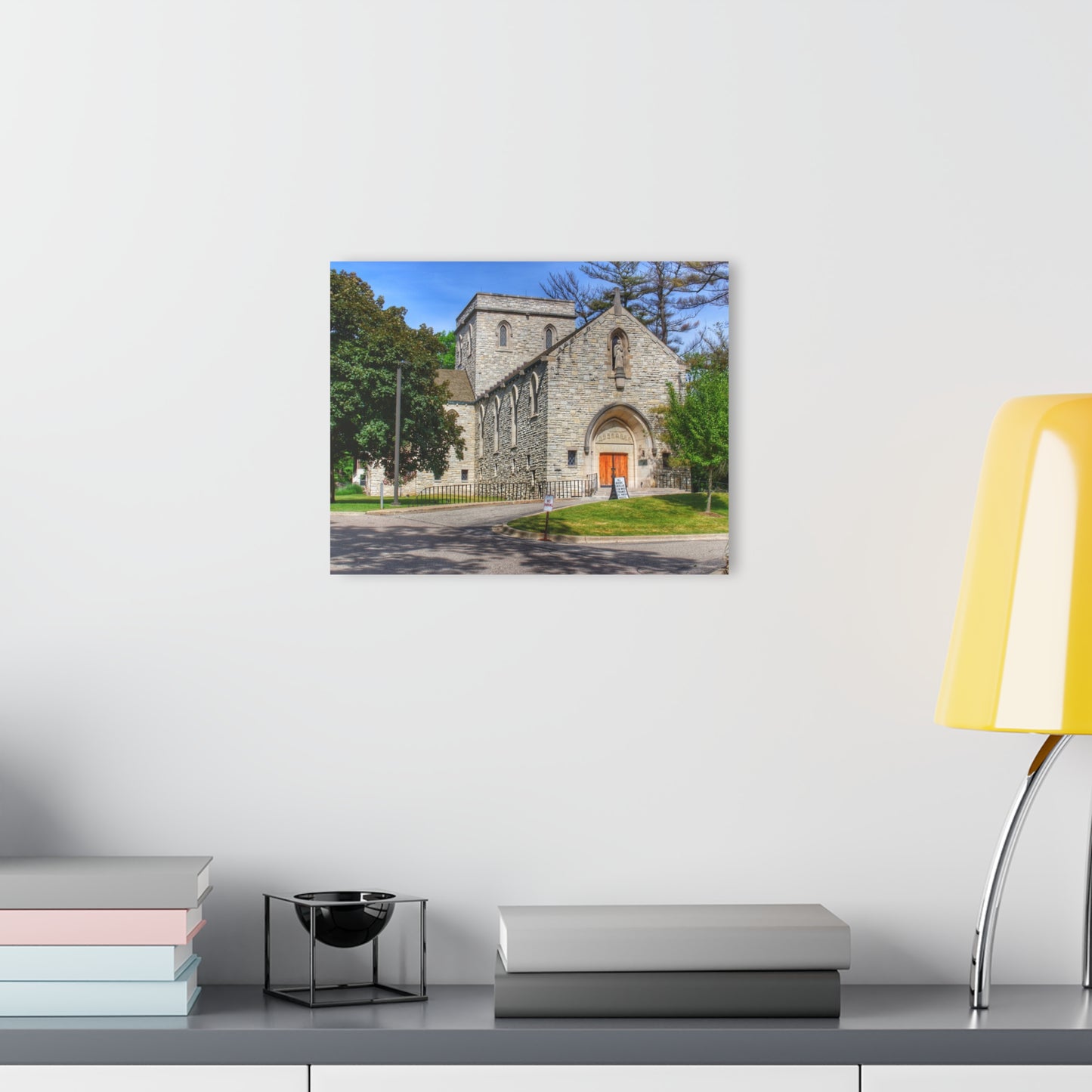 U R There Photography Saint Hugo of the Hills II Rustic Farmhouse Acrylic Wall Print