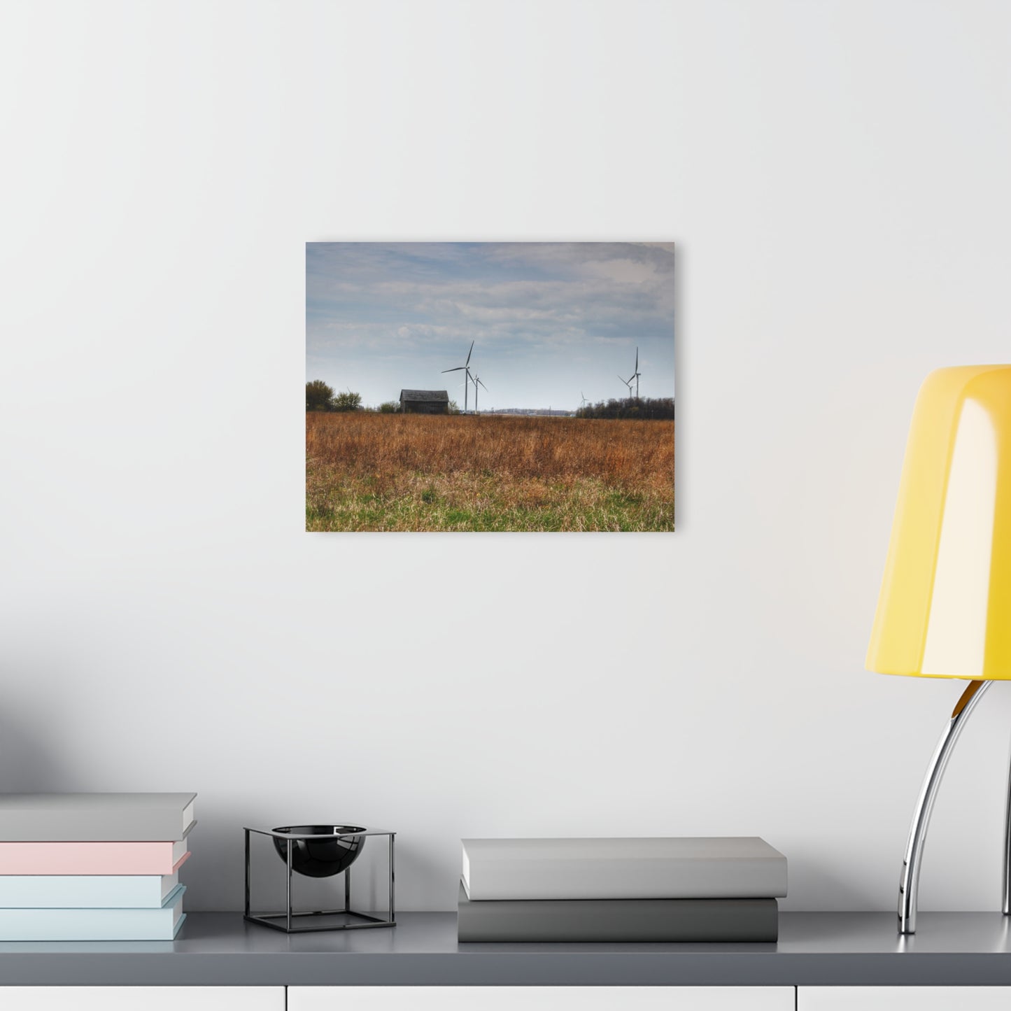 U R There Photography Surin Road Grey Rustic Farmhouse Acrylic Wall Print