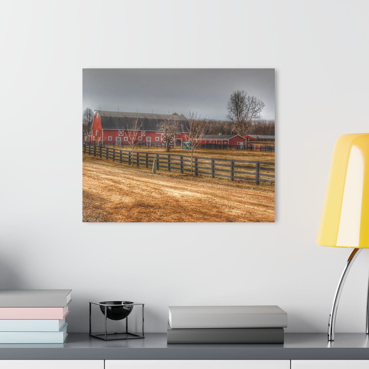 U R There Photography Barber Road Farm II Rustic Farmhouse Acrylic Wall Print