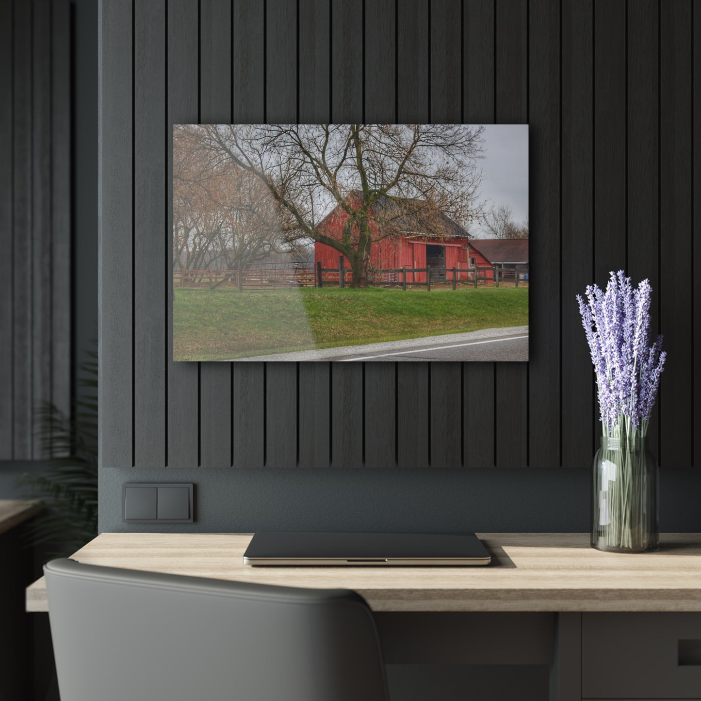 U R There Photography M-21 Roadside Stable I Rustic Farmhouse Acrylic Wall Print