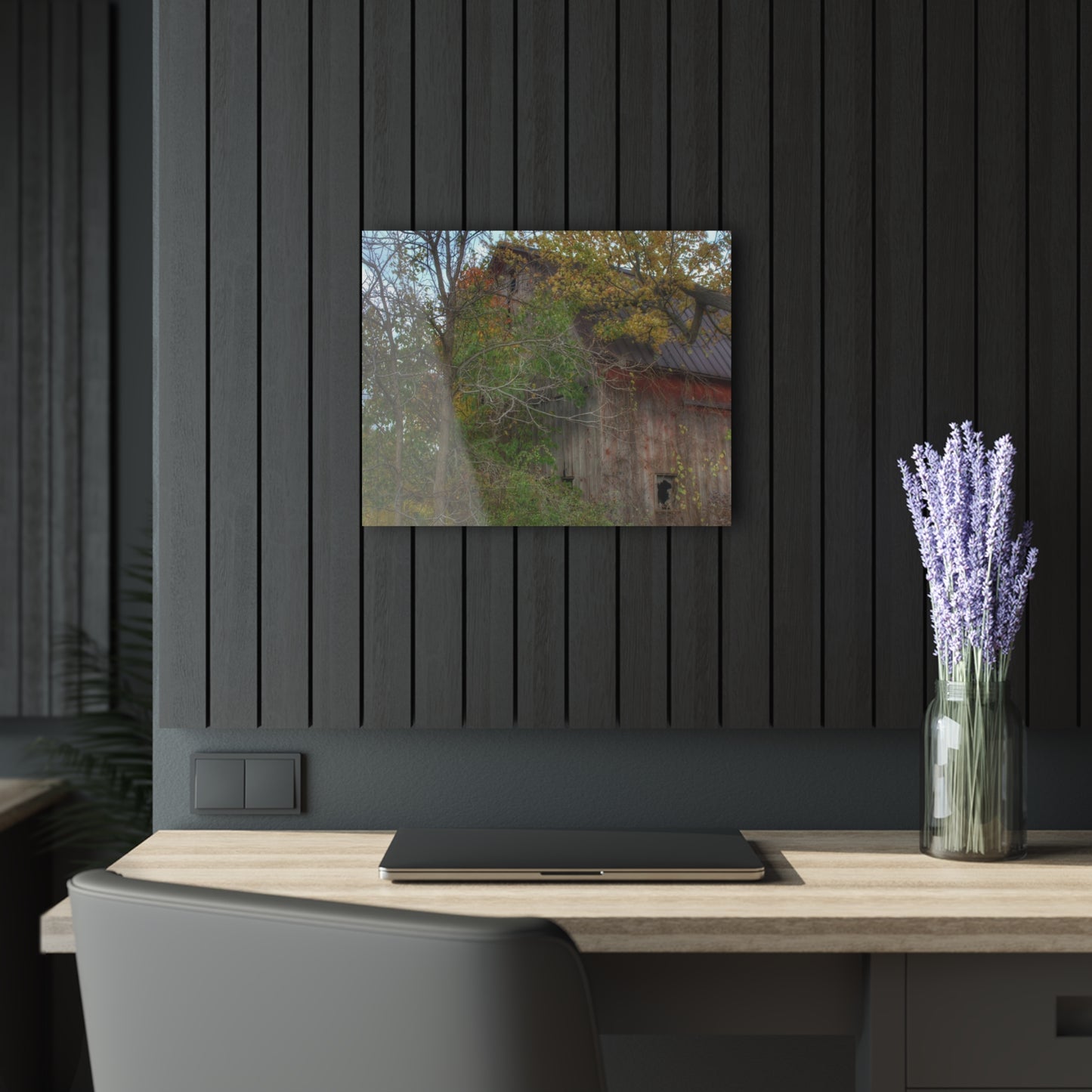 U R There Photography Annie's Barn I Rustic Farmhouse Acrylic Wall Print