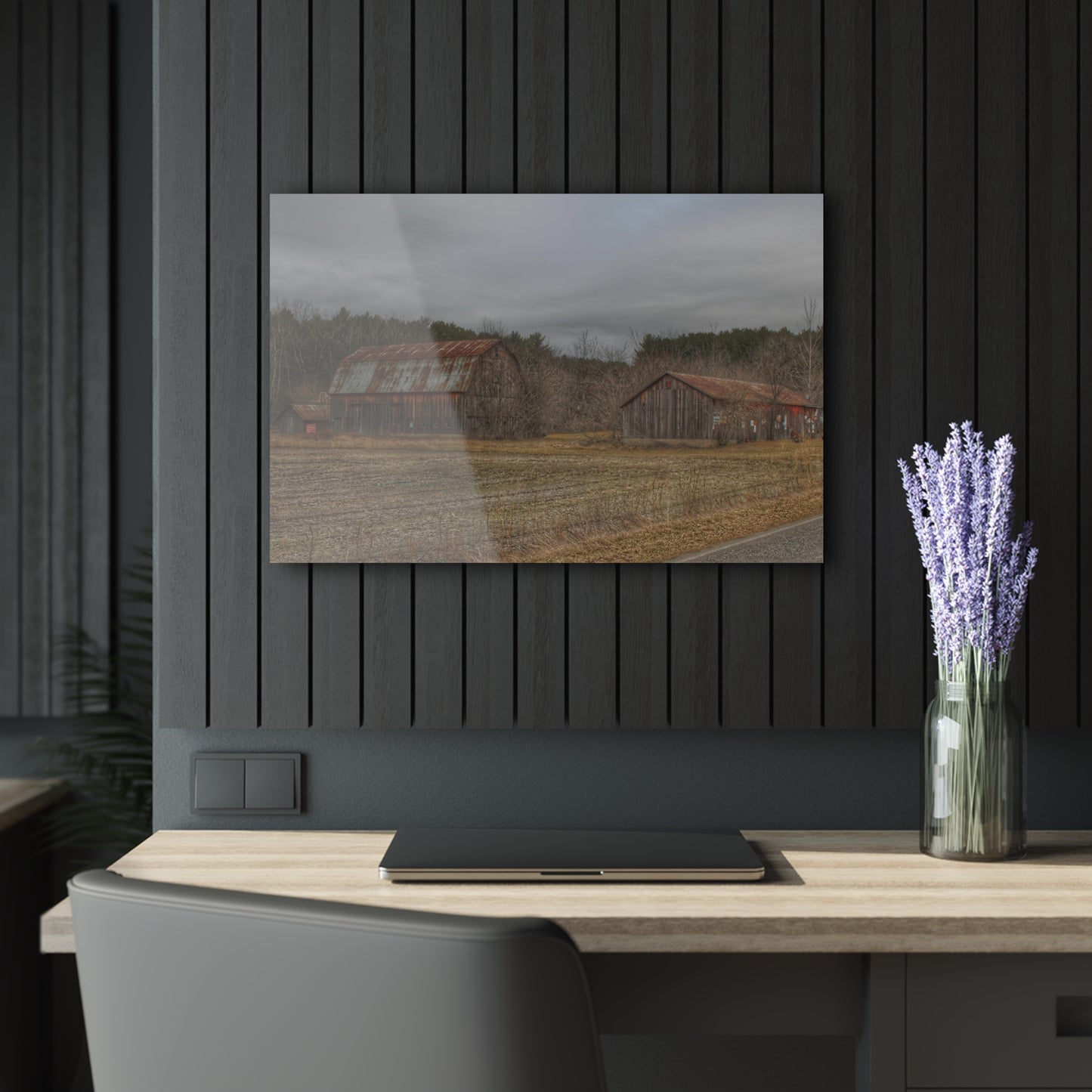 U R There Photography Barnes of Arbela III Rustic Farmhouse Acrylic Wall Print