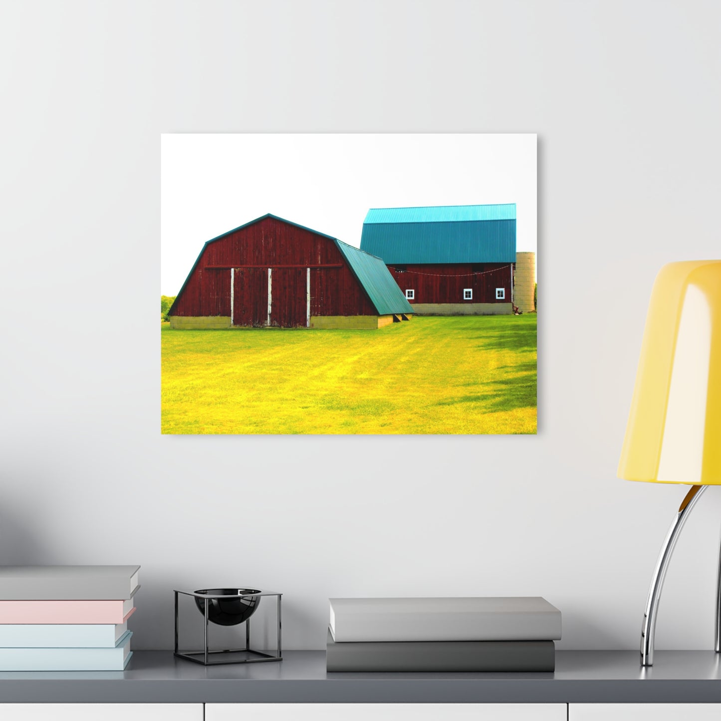 U R There Photography Baldwin Barn Brothers I Rustic Farmhouse Acrylic Wall Print