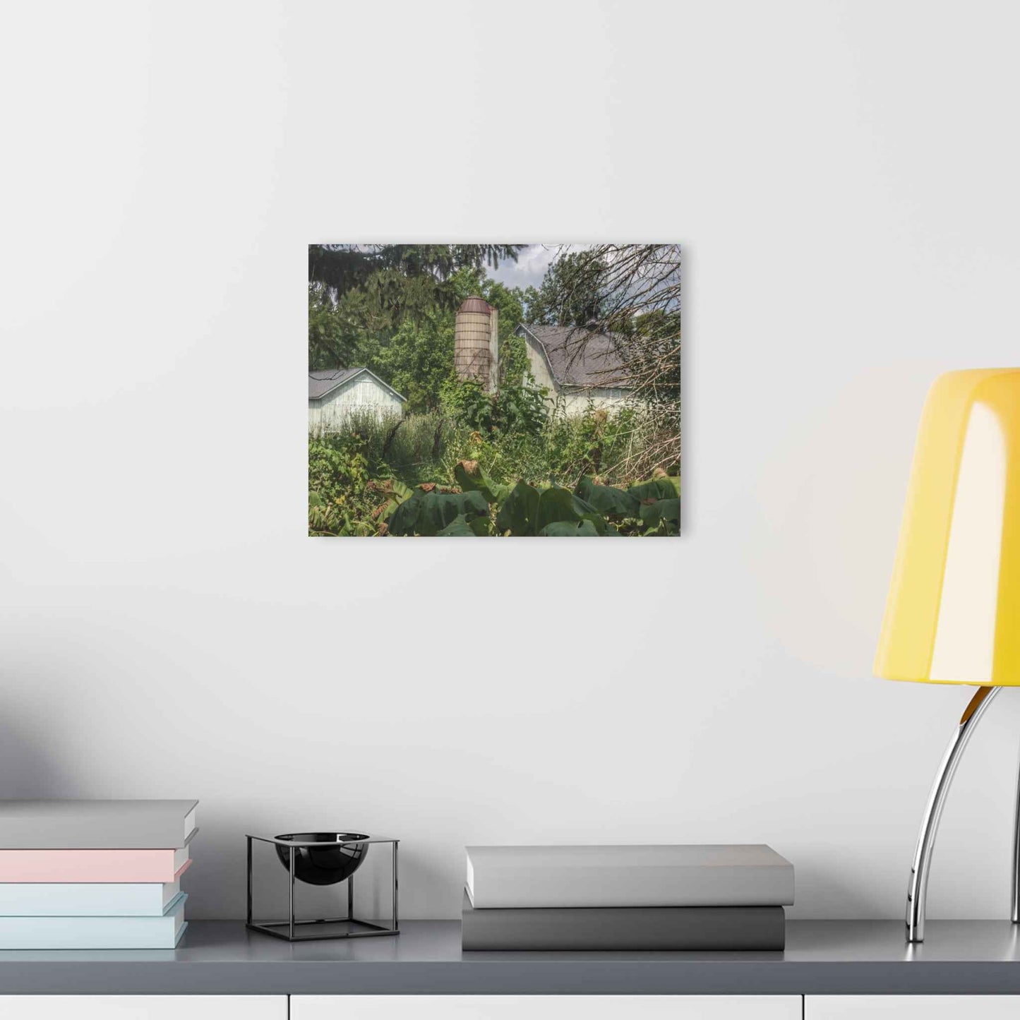 U R There Photography Clark Road Hidden Rustic Farmhouse Acrylic Wall Print