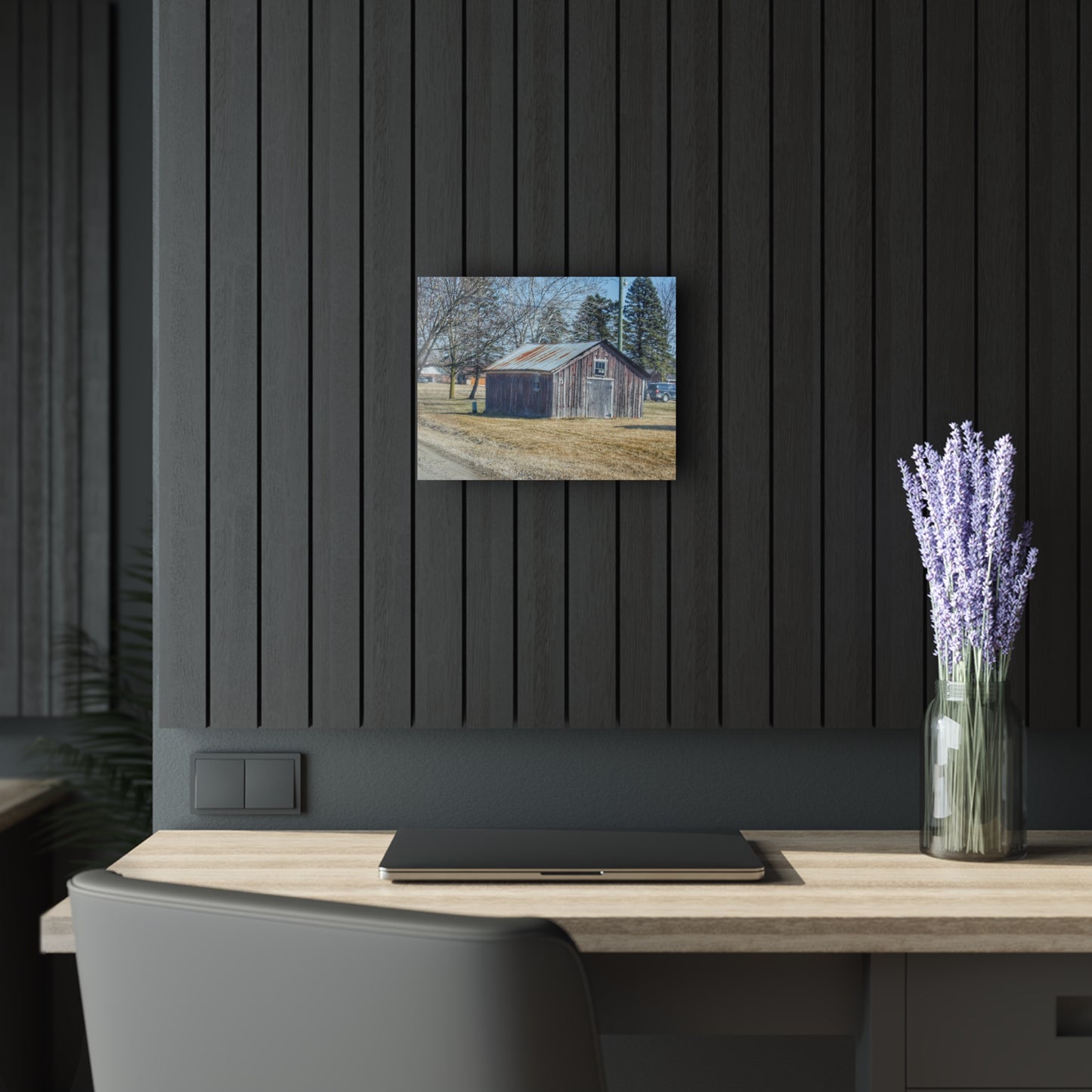 U R There Photography Ray Center Roadside Shack Rustic Farmhouse Acrylic Wall Print