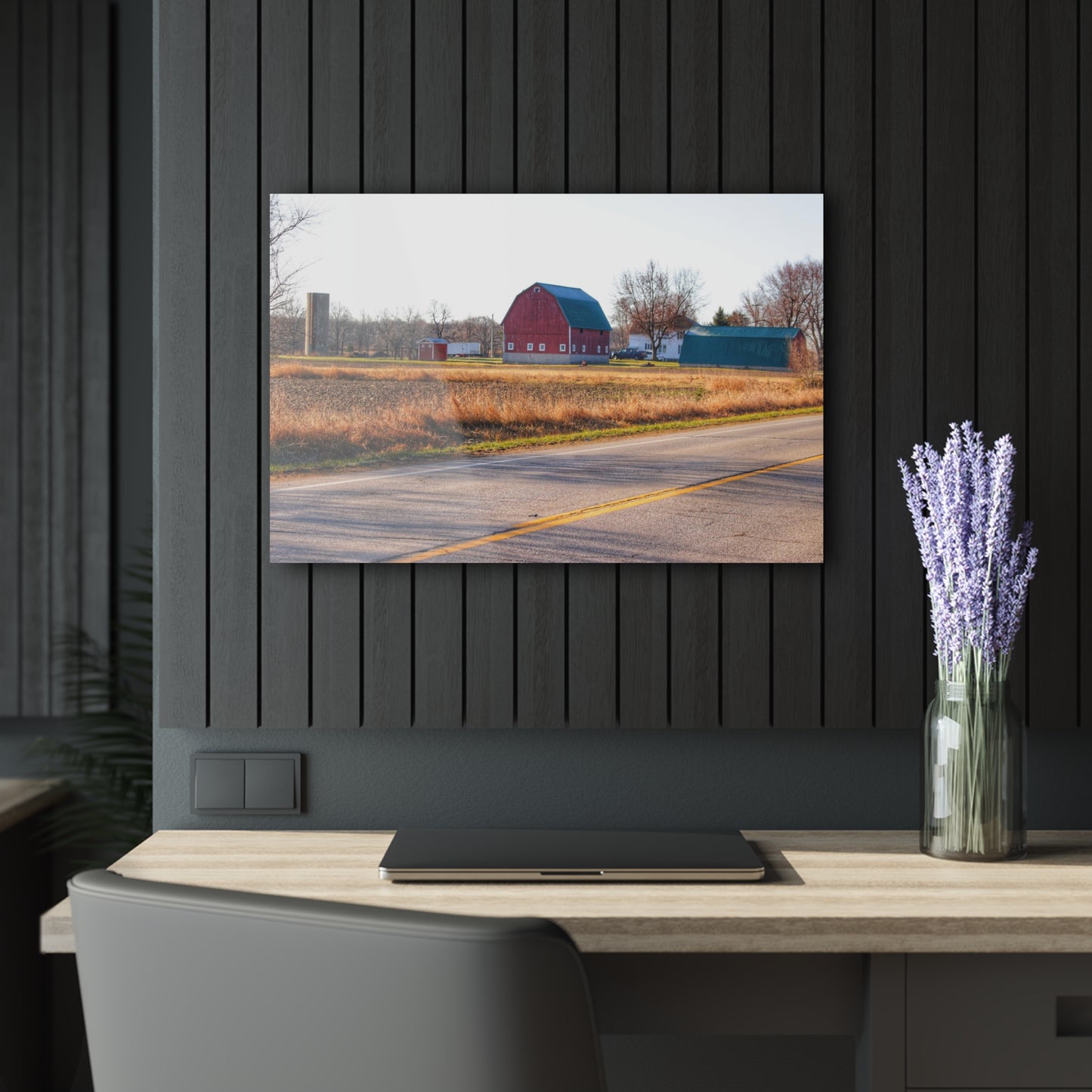 U R There Photography Baldwin Barn Brothers II Rustic Farmhouse Acrylic Wall Print