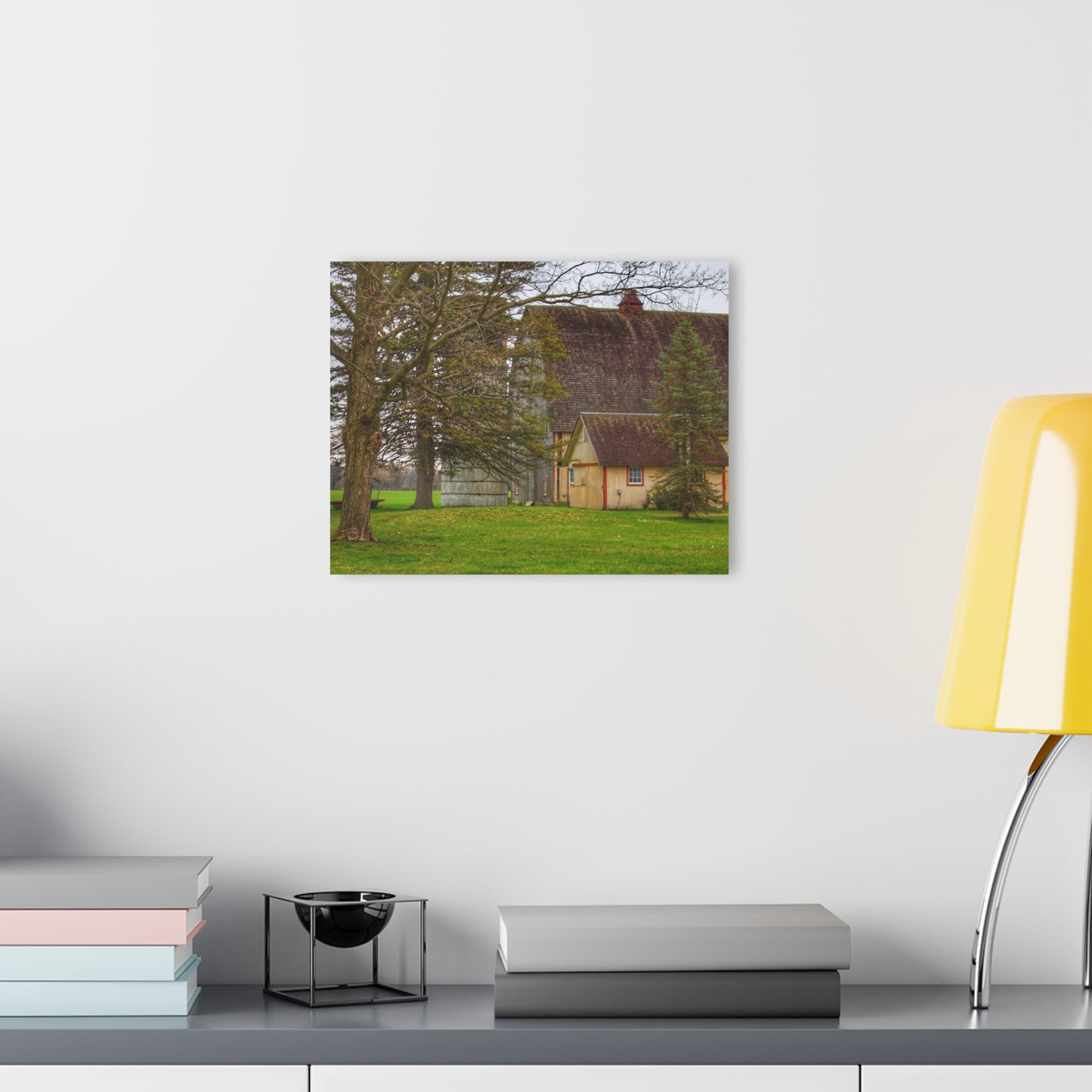 U R There Photography Romeo Van Dyke Grey Rustic Farmhouse Acrylic Wall Print