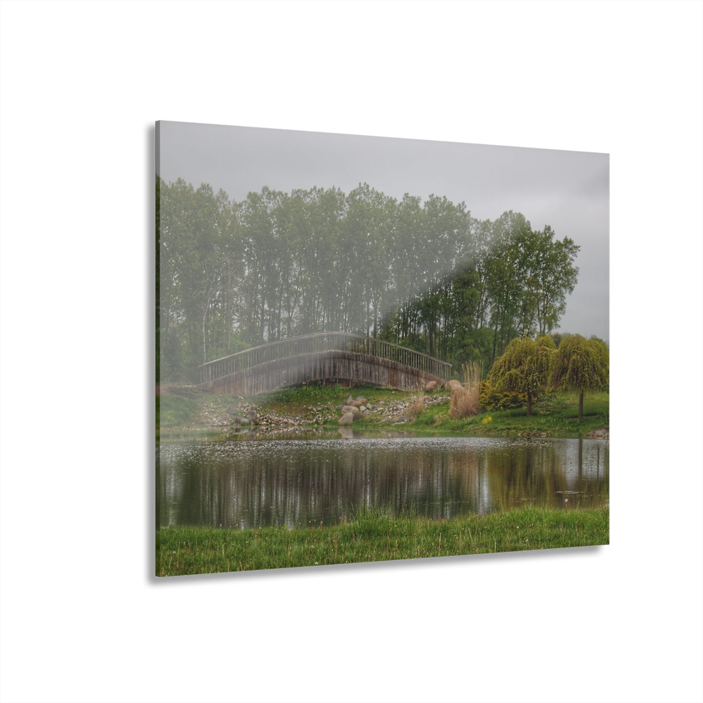 U R There Photography Bridge of Summer Road I Rustic Farmhouse Acrylic Wall Print