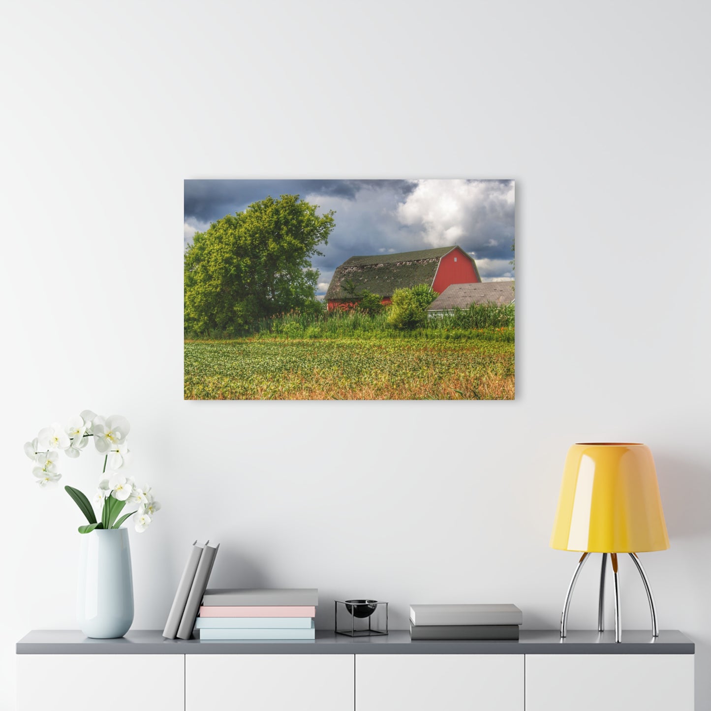 U R There Photography Shelby Red IV Rustic Farmhouse Acrylic Wall Print