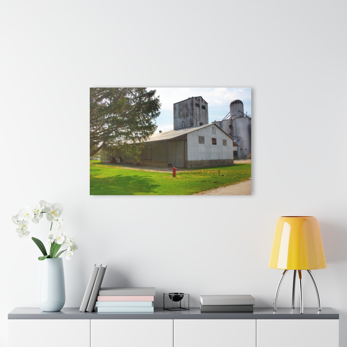 U R There Photography Unionville Grainery Rustic Farmhouse Acrylic Wall Print