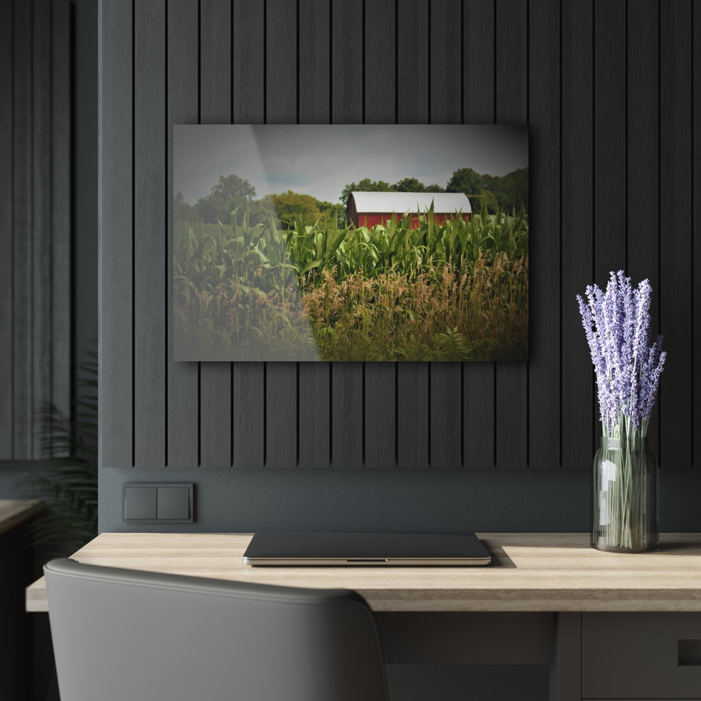 U R There Photography July Corn Rustic Farmhouse Acrylic Wall Print