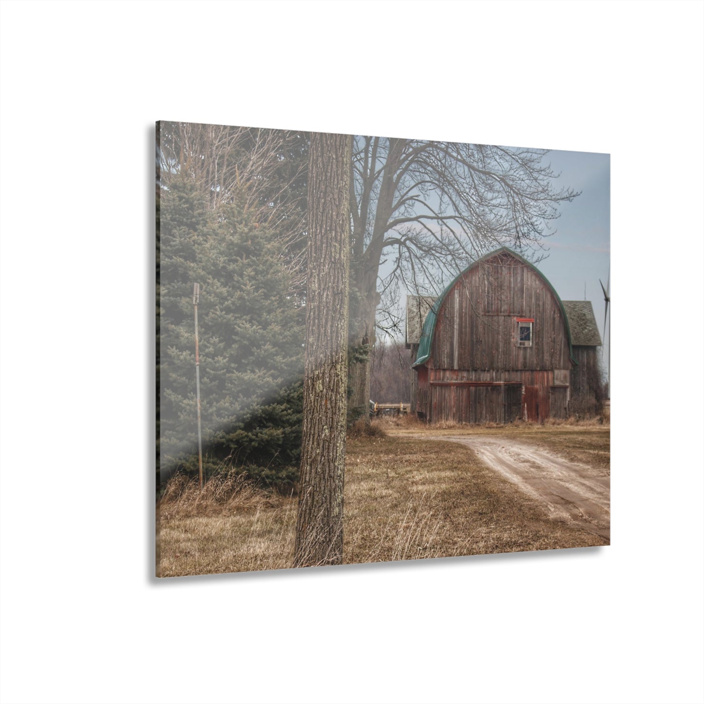 U R There Photography Barn of Deckerville Road Rustic Farmhouse Acrylic Wall Print