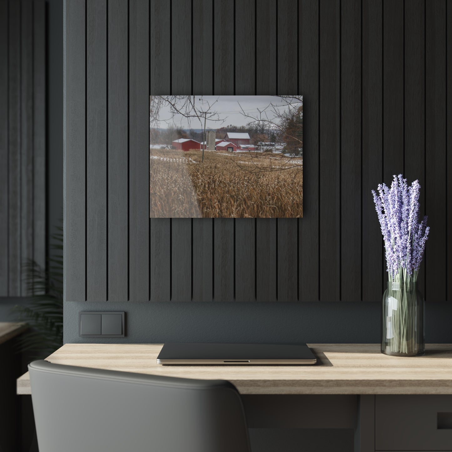 U R There Photography Beyond the Cornfield on Sutton Rustic Farmhouse Acrylic Wall Print