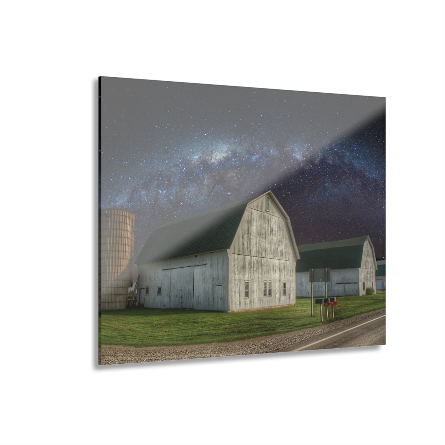 U R There Photography Under the Milky Way Rustic Farmhouse Acrylic Wall Print