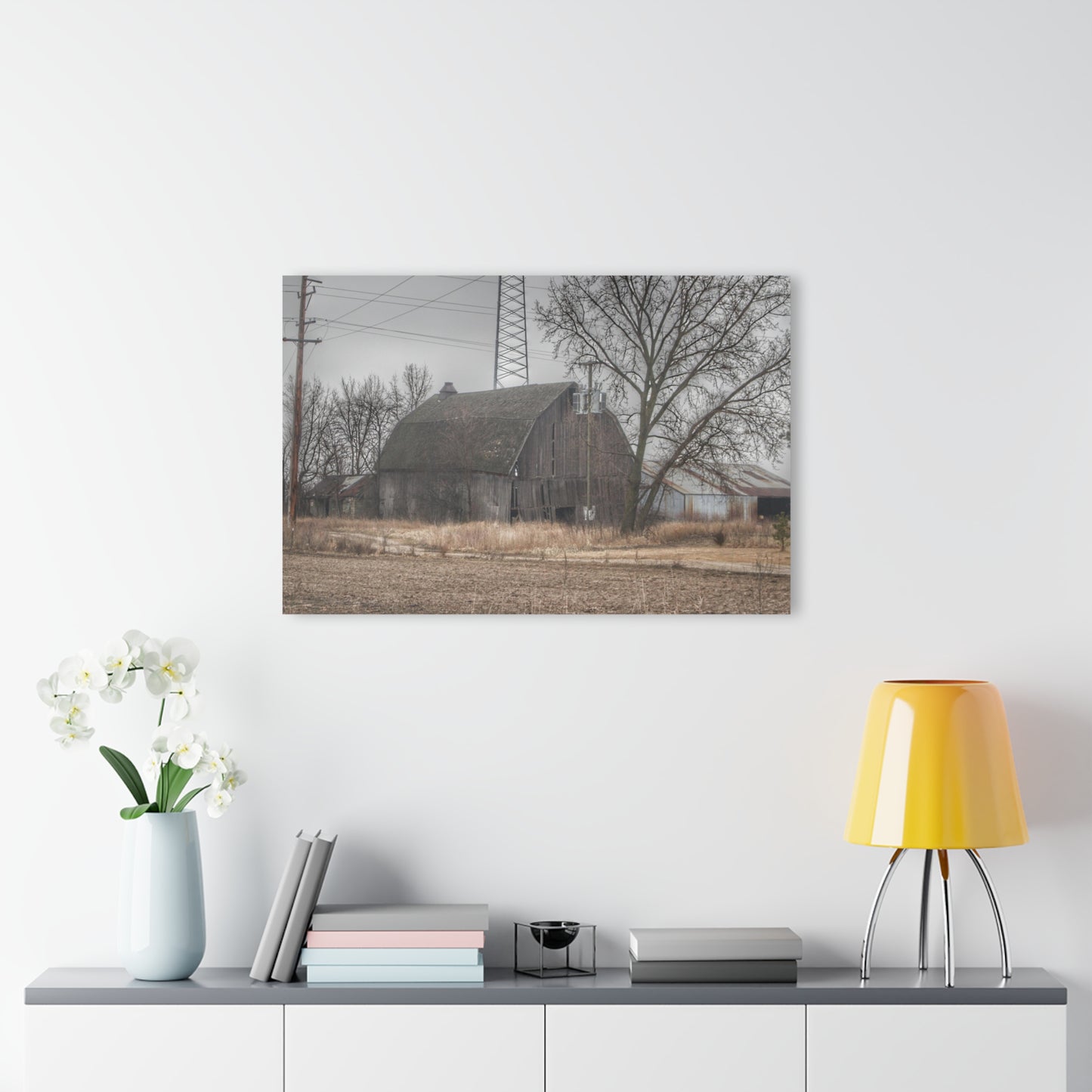 U R There Photography Barnes Road End of Days Rustic Farmhouse Acrylic Wall Print
