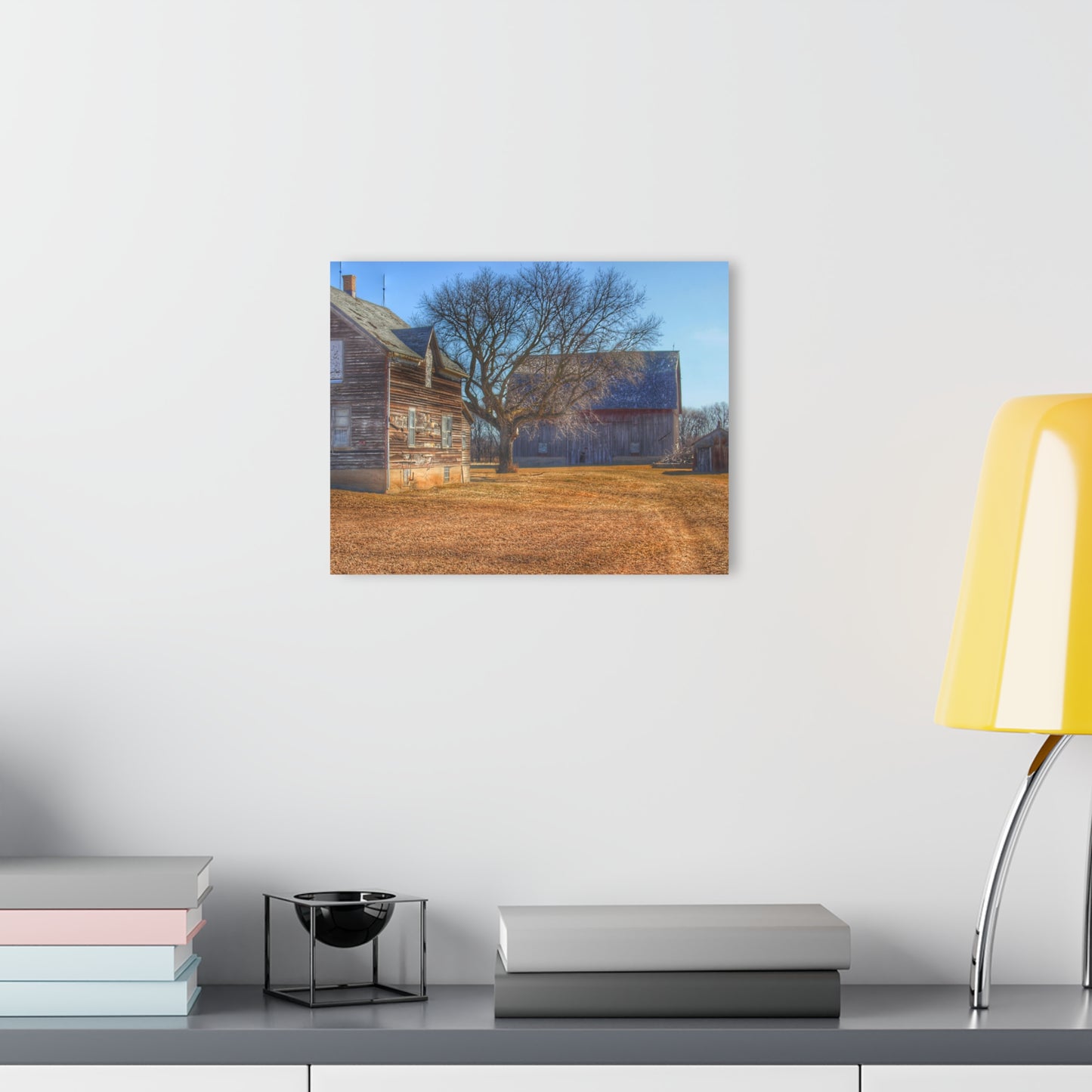 U R There Photography South Elkton Road Forgotten Greys Rustic Farmhouse Acrylic Wall Print