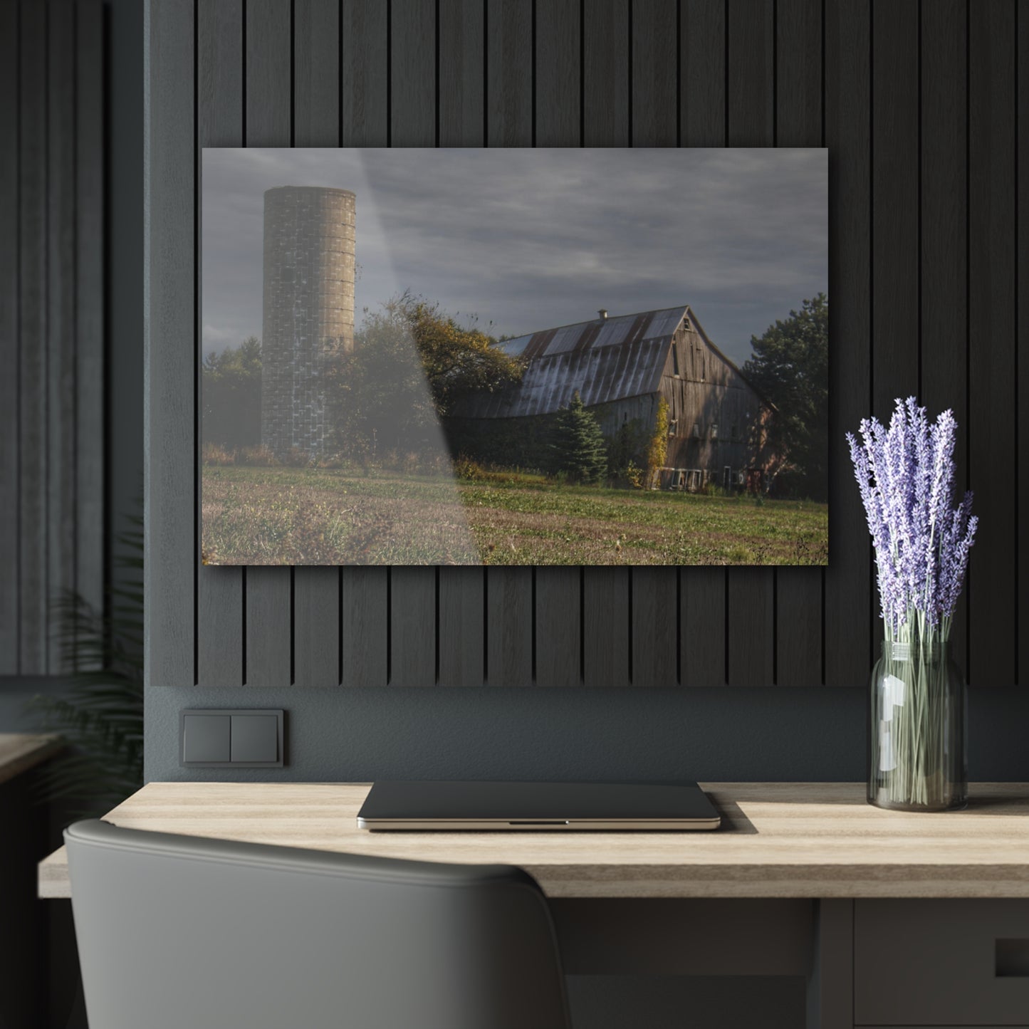 U R There Photography Collapsing in Croswell Rustic Farmhouse Acrylic Wall Print