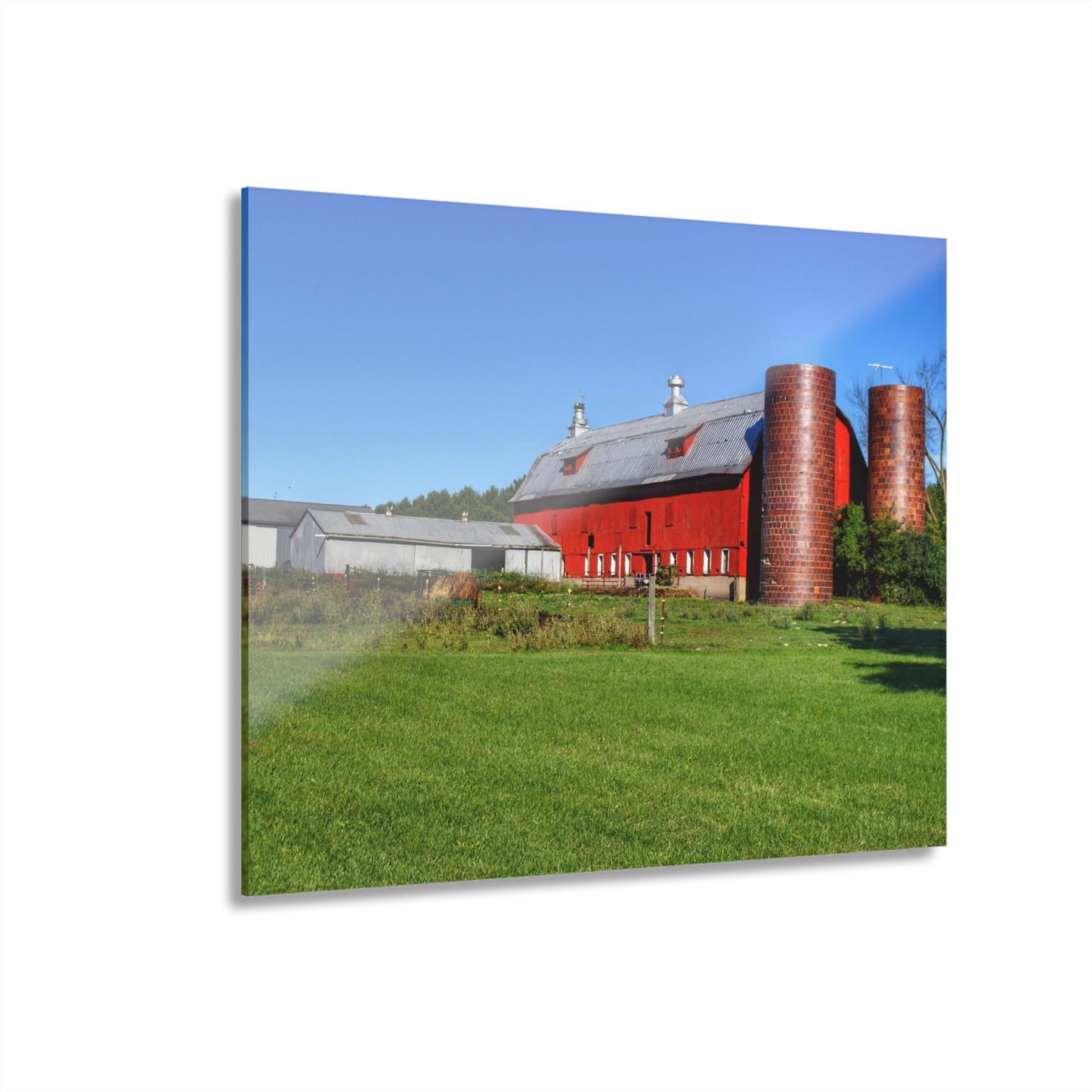 U R There Photography Baldwin Red II Rustic Farmhouse Acrylic Wall Print