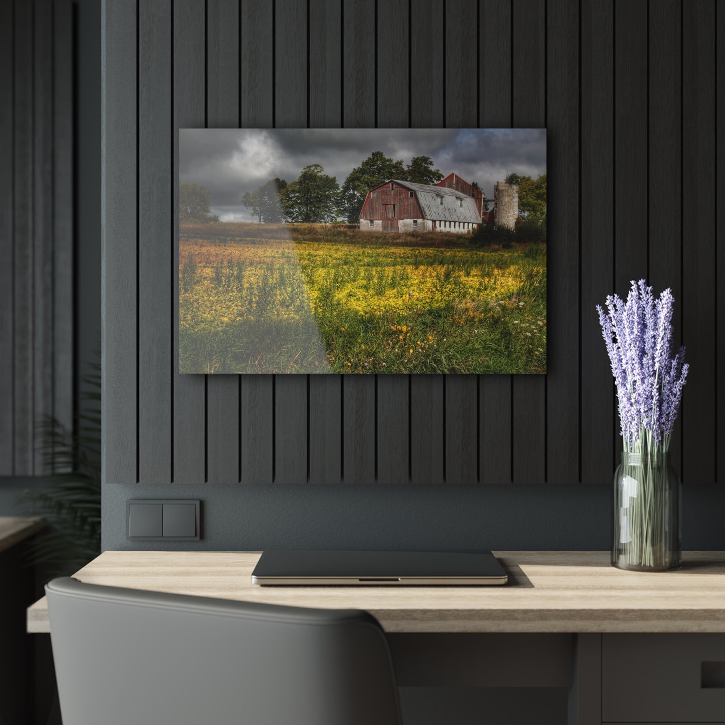U R There Photography Remnants Rustic Farmhouse Acrylic Wall Print