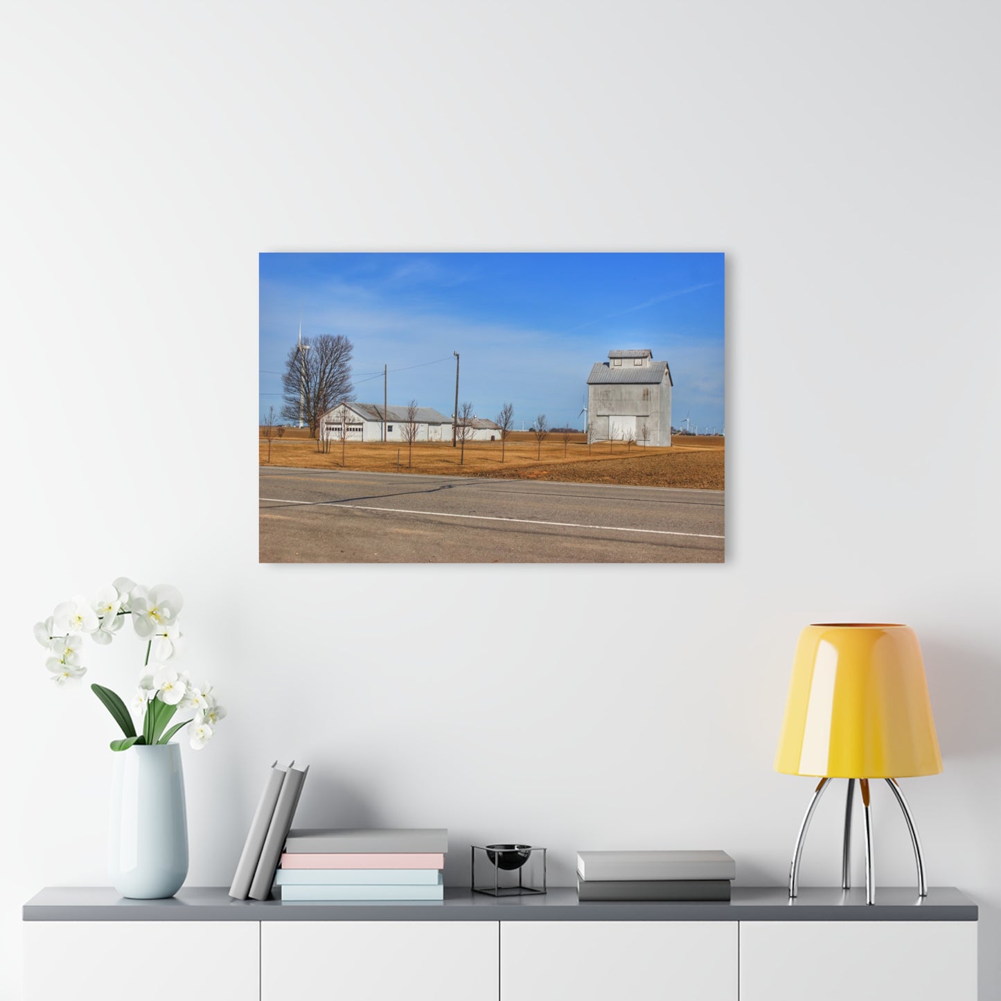 U R There Photography Sebewaing Road Whites Rustic Farmhouse Acrylic Wall Print