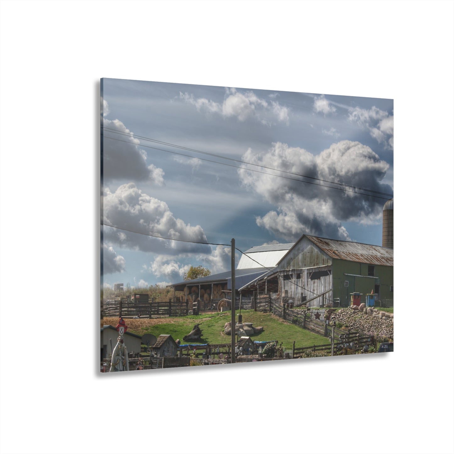 U R There Photography Sutton Road Haybarn Rustic Farmhouse Acrylic Wall Print