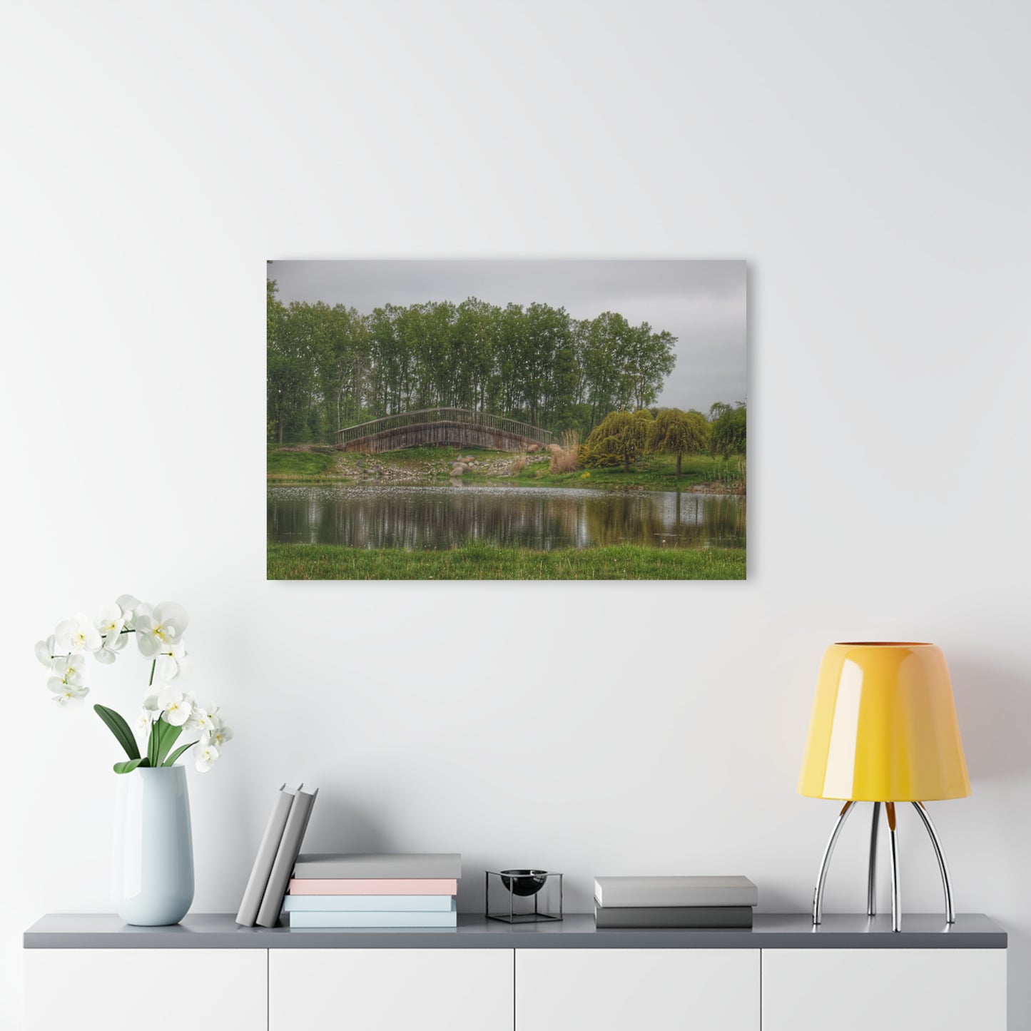U R There Photography Bridge of Summer Road I Rustic Farmhouse Acrylic Wall Print