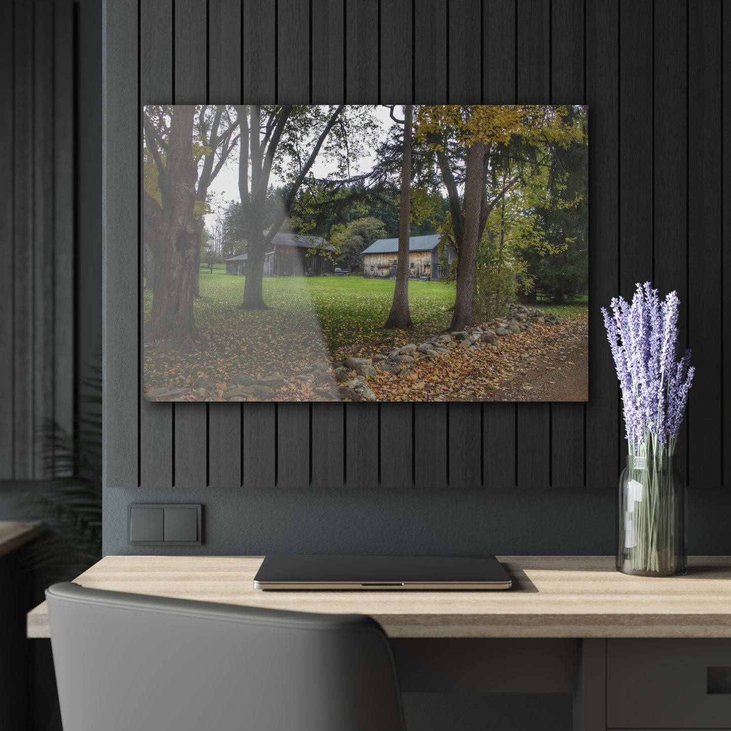 U R There Photography Wilder Road Greys I Rustic Farmhouse Acrylic Wall Print