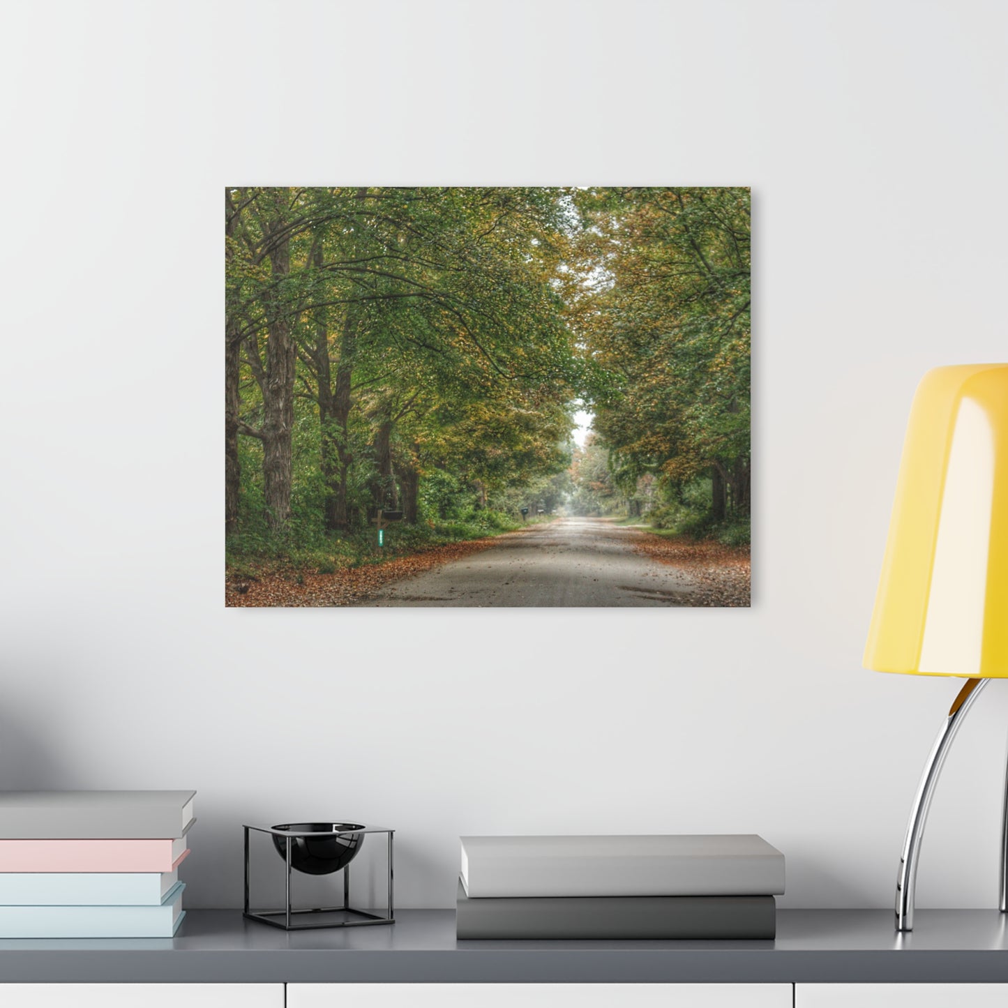 U R There Photography Country Roads in Millington Rustic Farmhouse Acrylic Wall Print