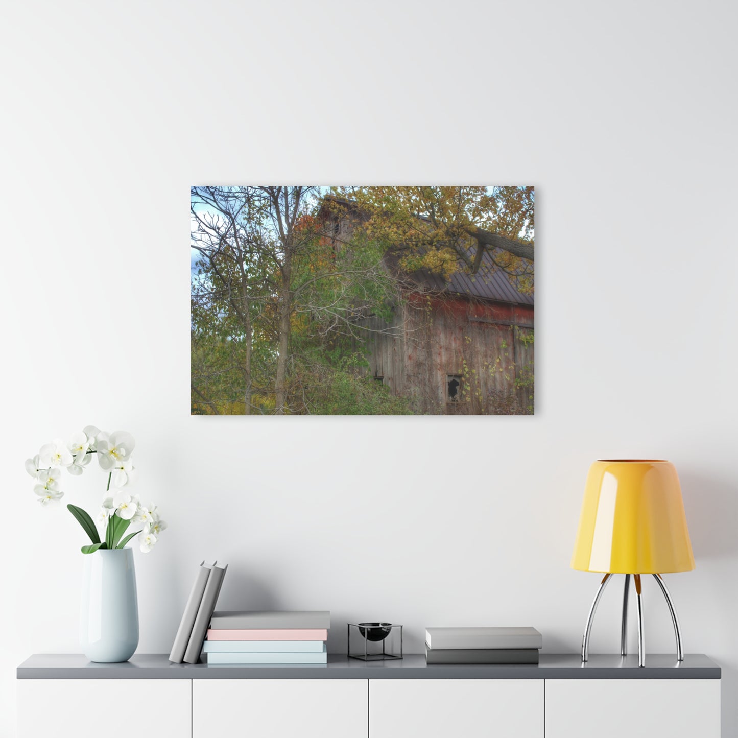 U R There Photography Annie's Barn I Rustic Farmhouse Acrylic Wall Print