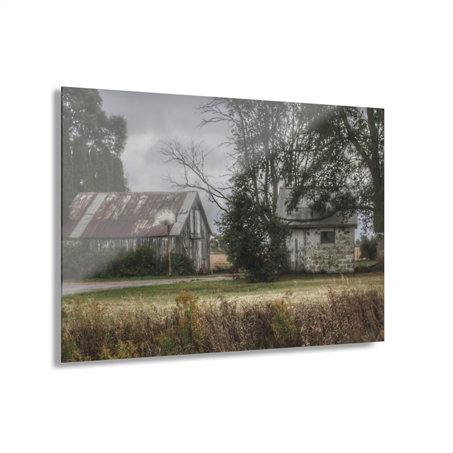 U R There Photography Richville Road Shacks Rustic Farmhouse Acrylic Wall Print