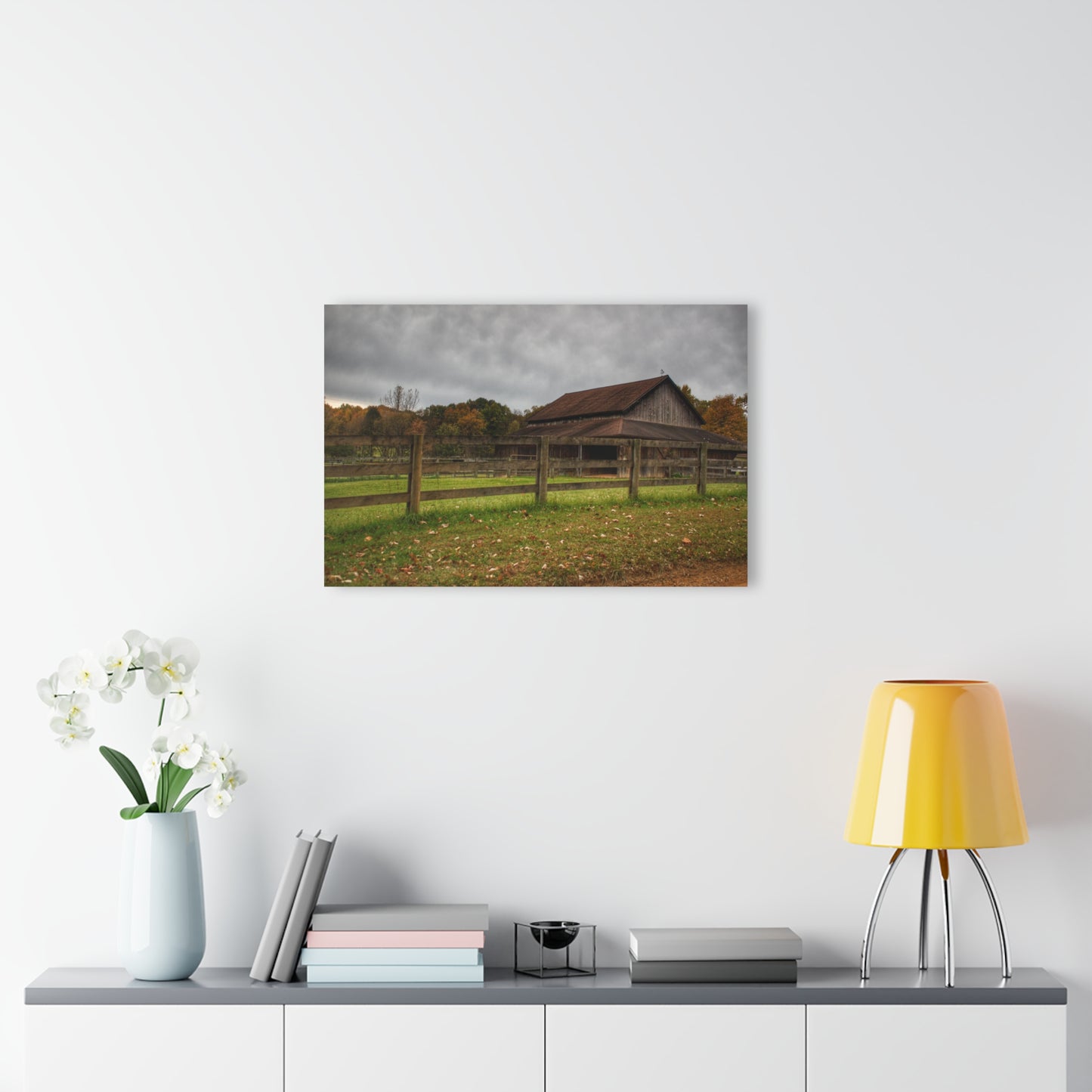 U R There Photography Chalet Grey I Rustic Farmhouse Acrylic Wall Print