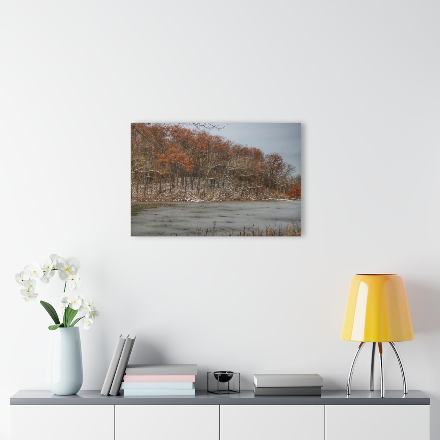 U R There Photography The Freeze of Thornville Rustic Farmhouse Acrylic Wall Print