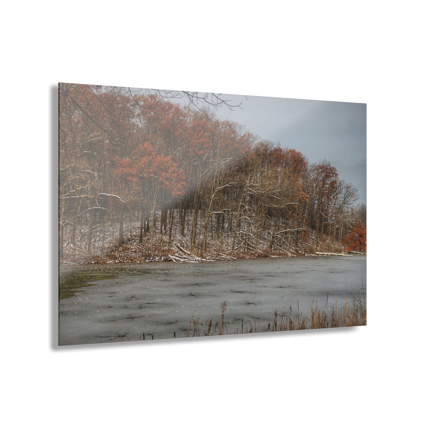 U R There Photography The Freeze of Thornville Rustic Farmhouse Acrylic Wall Print